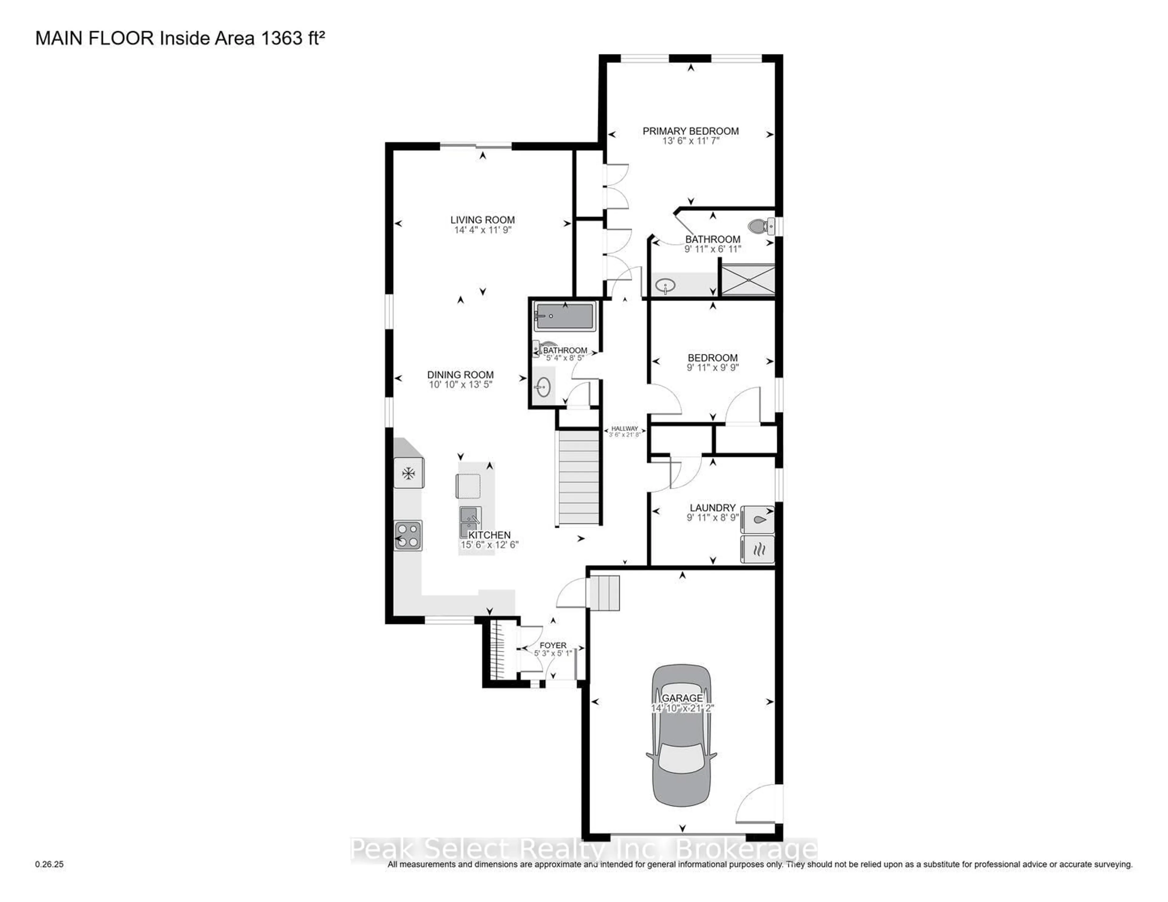 Floor plan for 34 Homefield Crt, St. Marys Ontario N4X 0A4