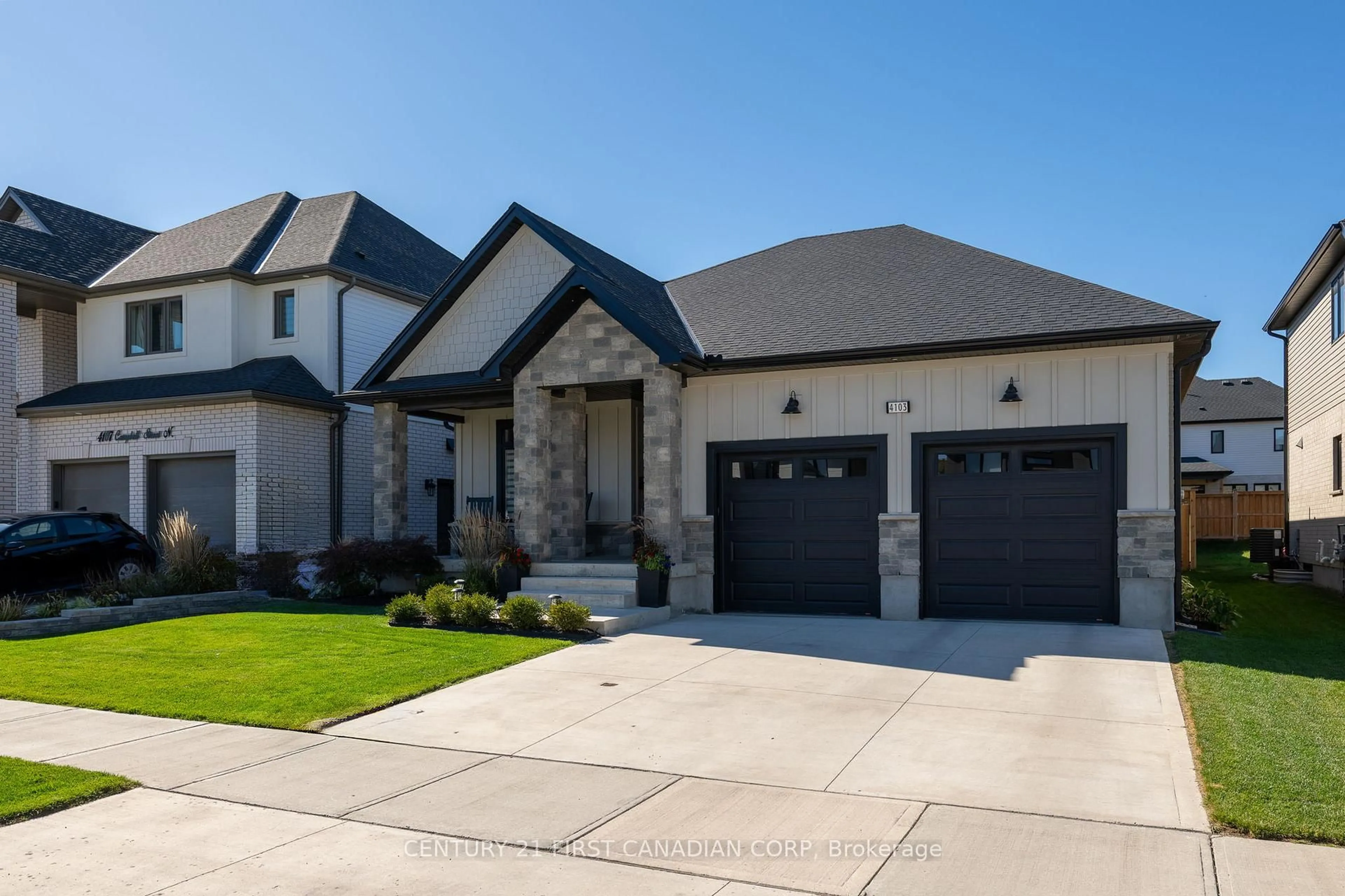 Home with brick exterior material, street for 4103 Campbell St, London South Ontario N6P 0H5