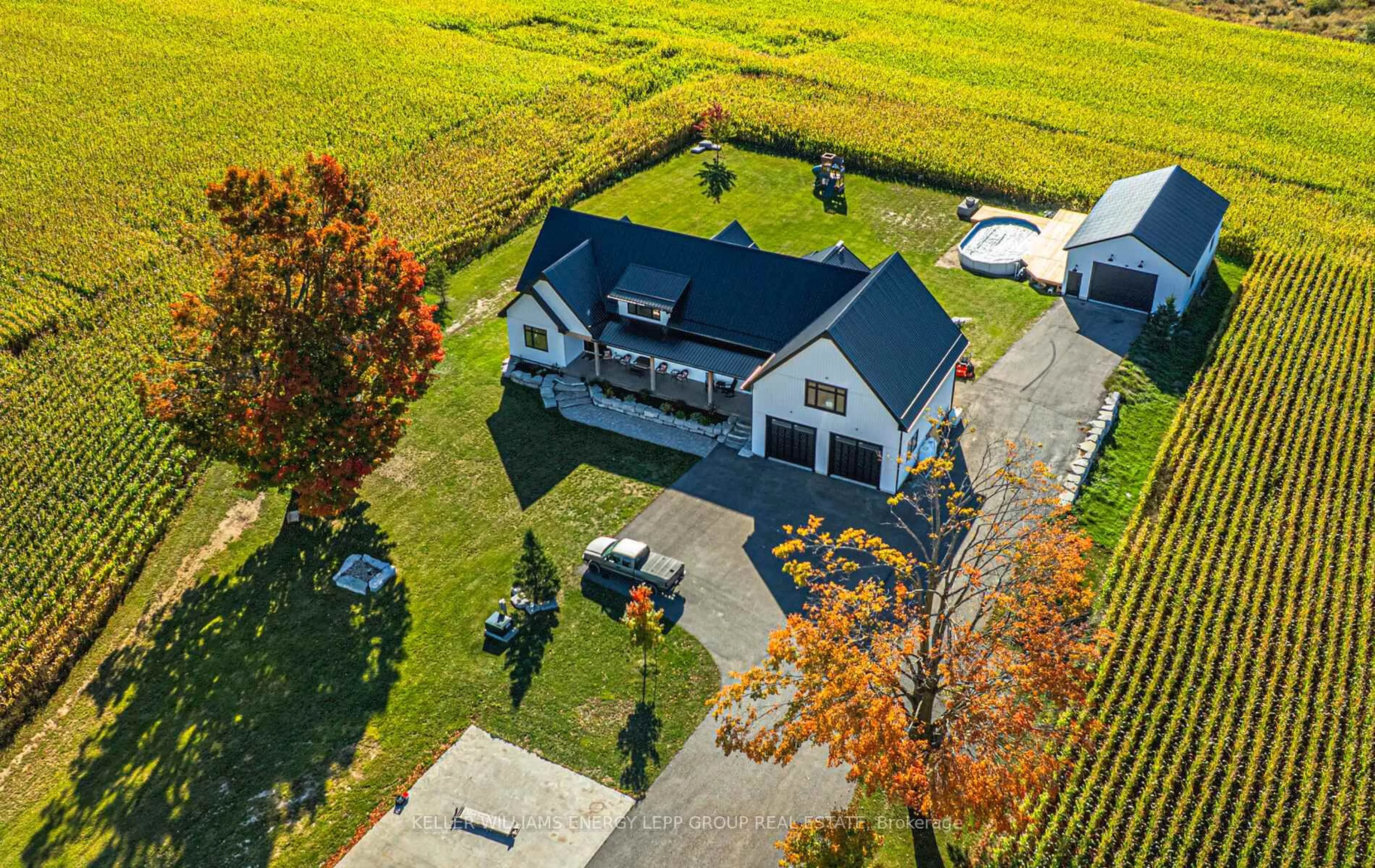 A pic from outside/outdoor area/front of a property/back of a property/a pic from drone, unknown for 305 Glenarm Rd, Kawartha Lakes Ontario K0M 2T0