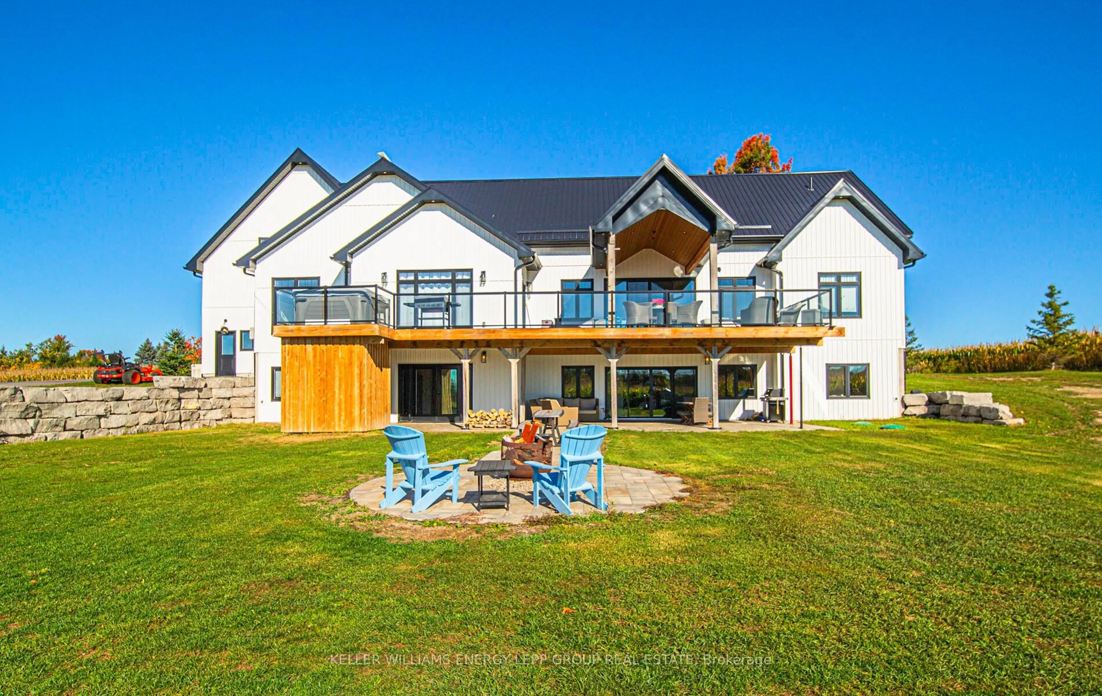 A pic from outside/outdoor area/front of a property/back of a property/a pic from drone, water/lake/river/ocean view for 305 Glenarm Rd, Kawartha Lakes Ontario K0M 2T0