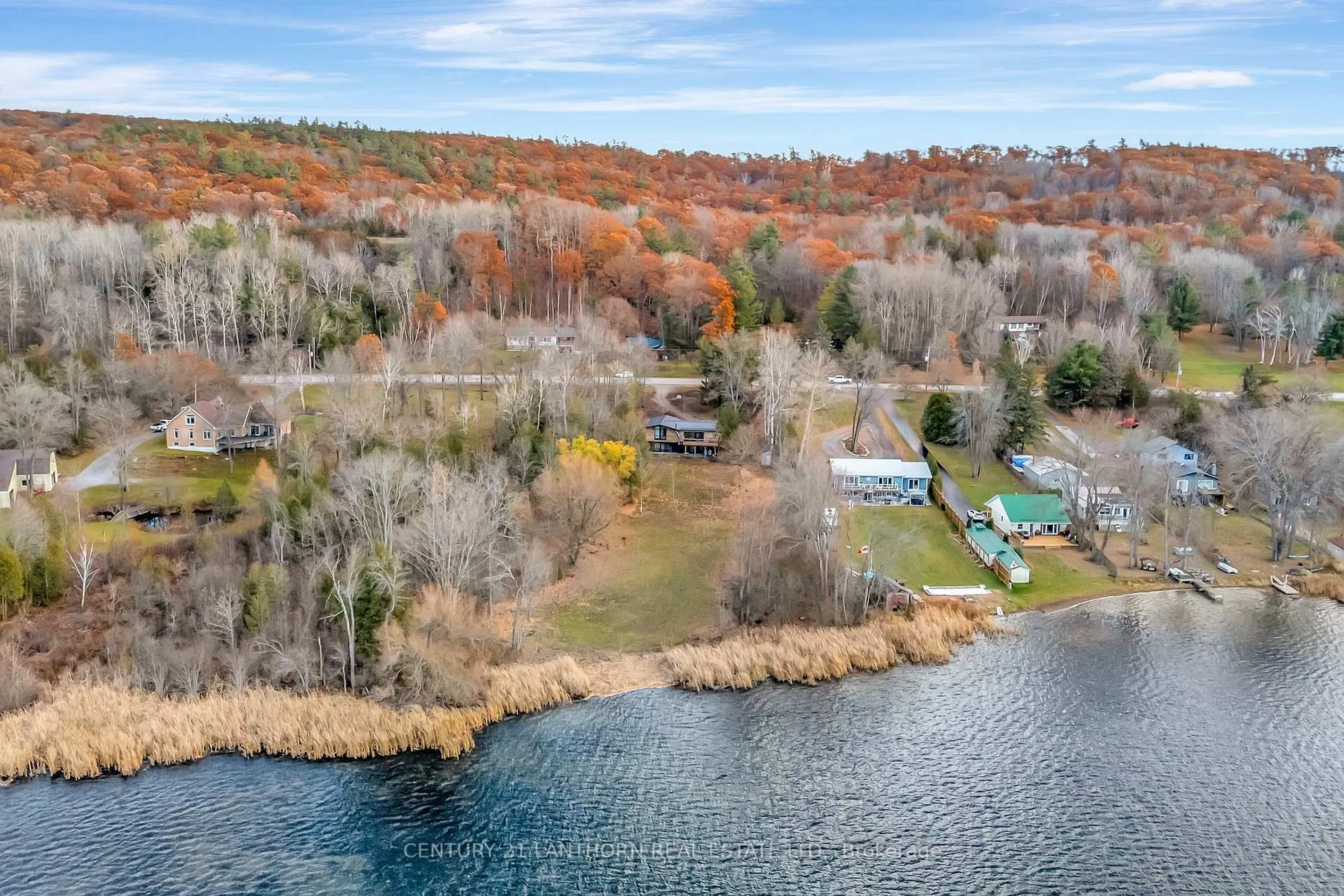 A pic from outside/outdoor area/front of a property/back of a property/a pic from drone, water/lake/river/ocean view for 823 Frankford-Stirling Rd, Hastings Ontario K0K 2C0