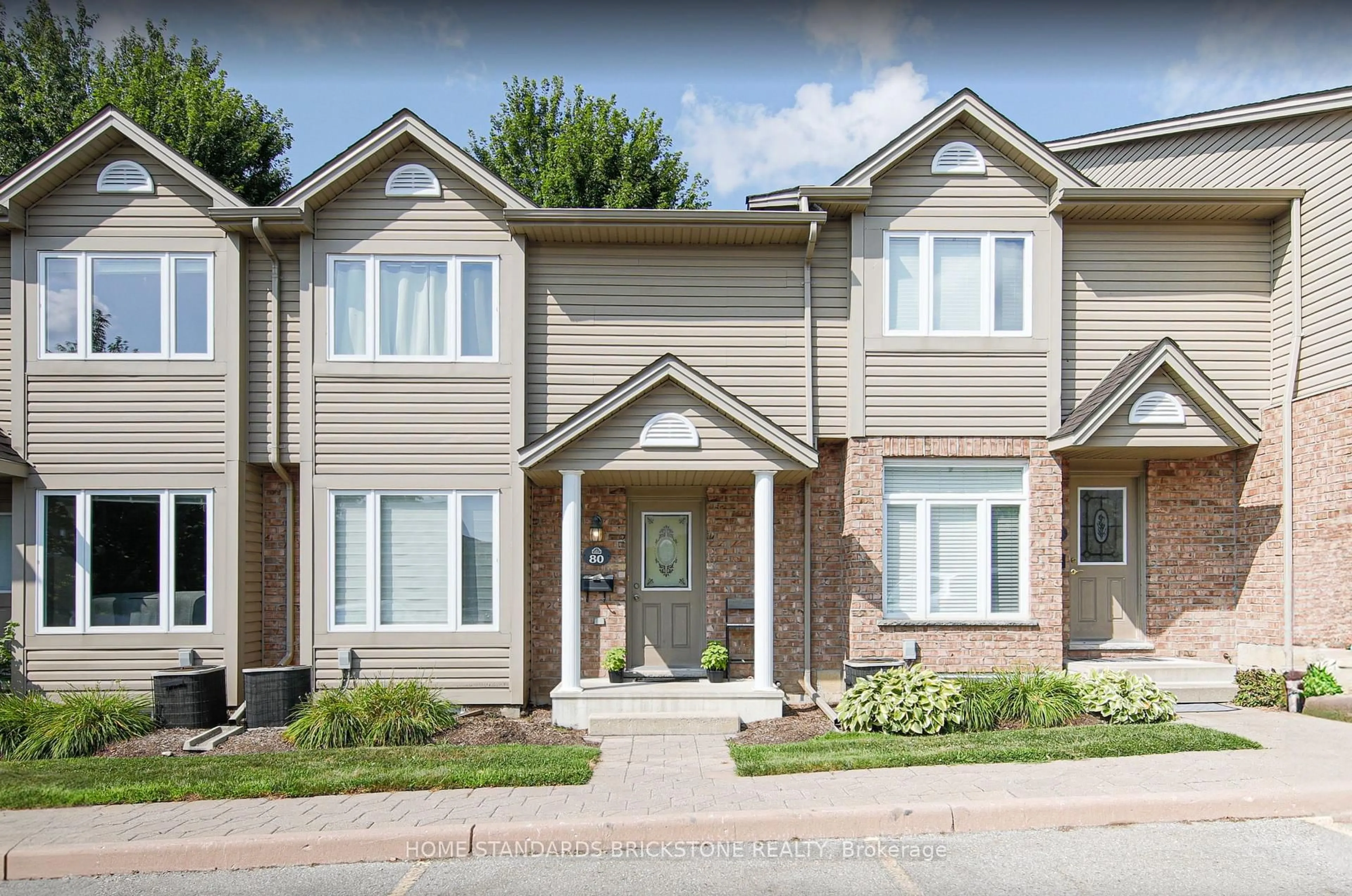 Home with brick exterior material, street for 1320 Savannah Dr #80, London North Ontario N5X 0B7