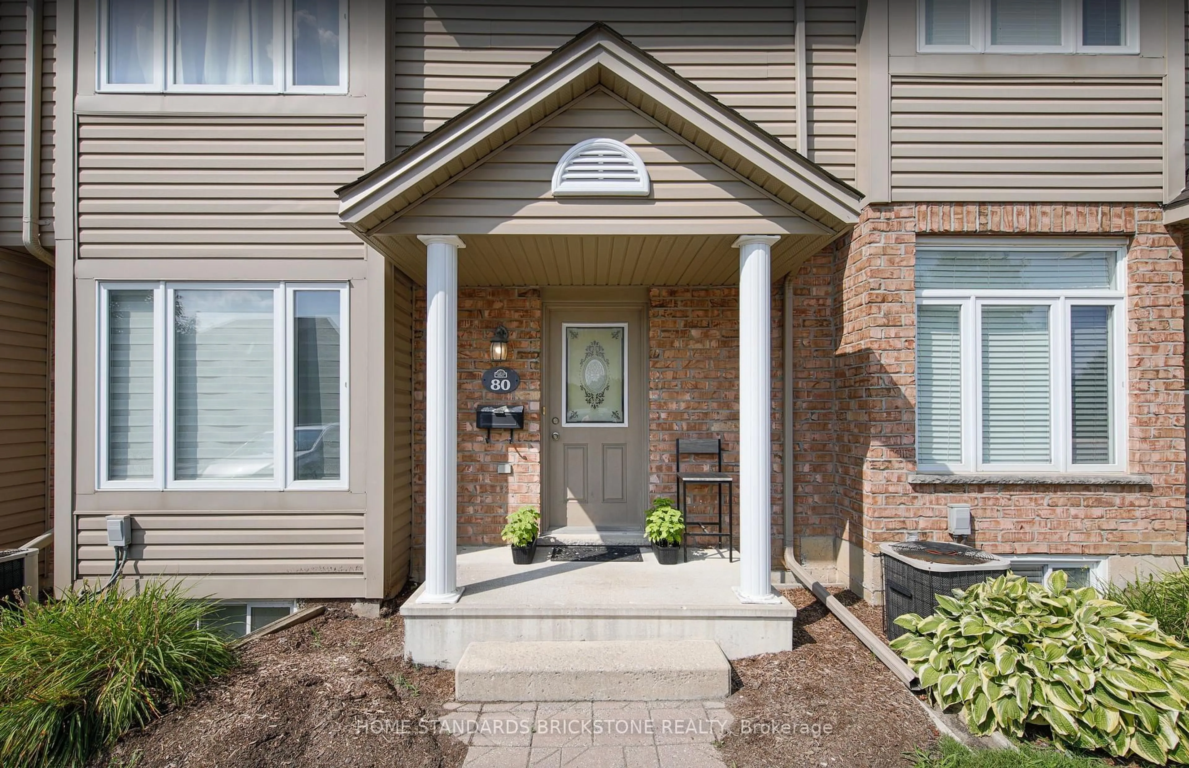 Home with brick exterior material, street for 1320 Savannah Dr #80, London North Ontario N5X 0B7