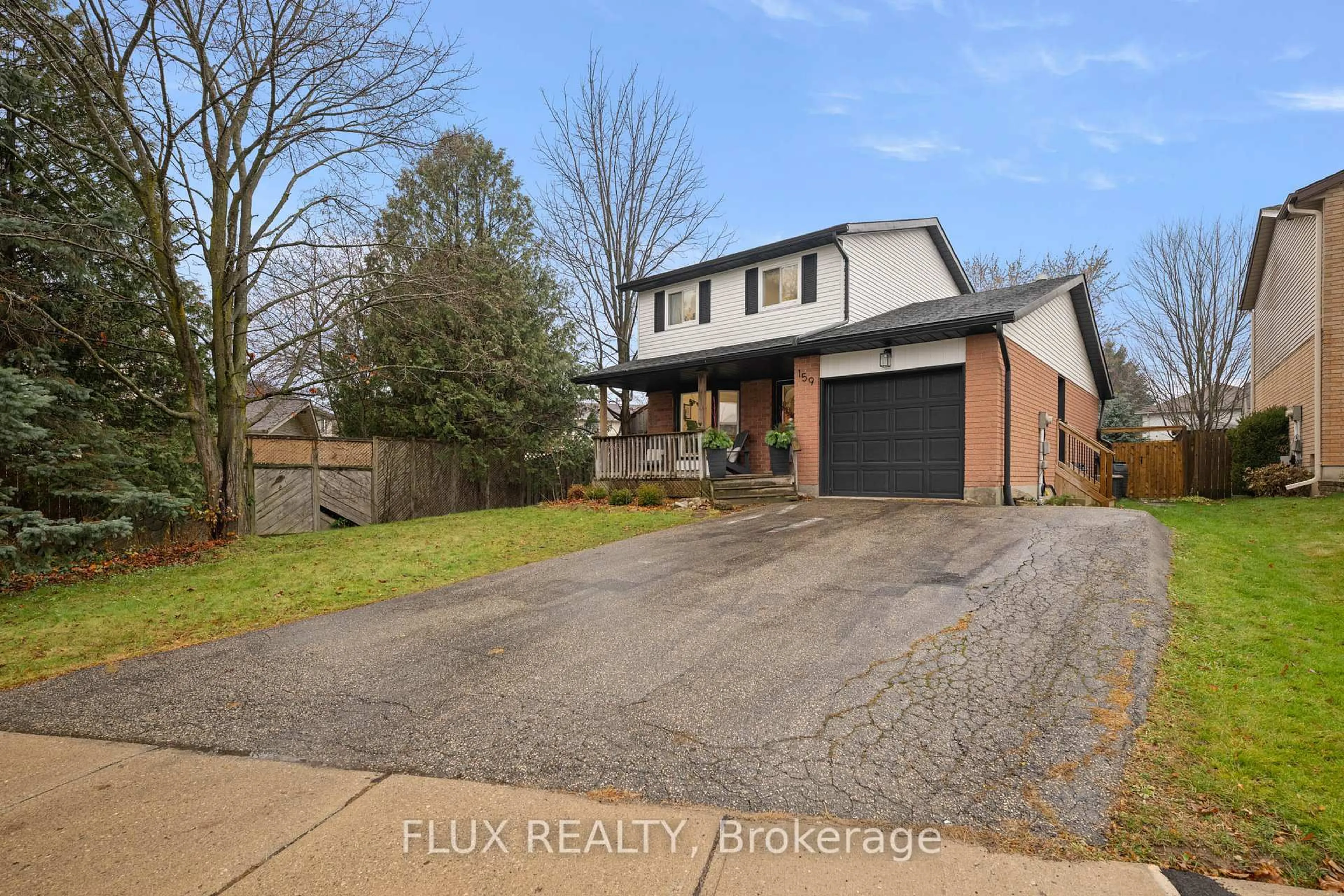 Home with brick exterior material, street for 159 Rolling Meadows Dr, Kitchener Ontario N2N 2H1