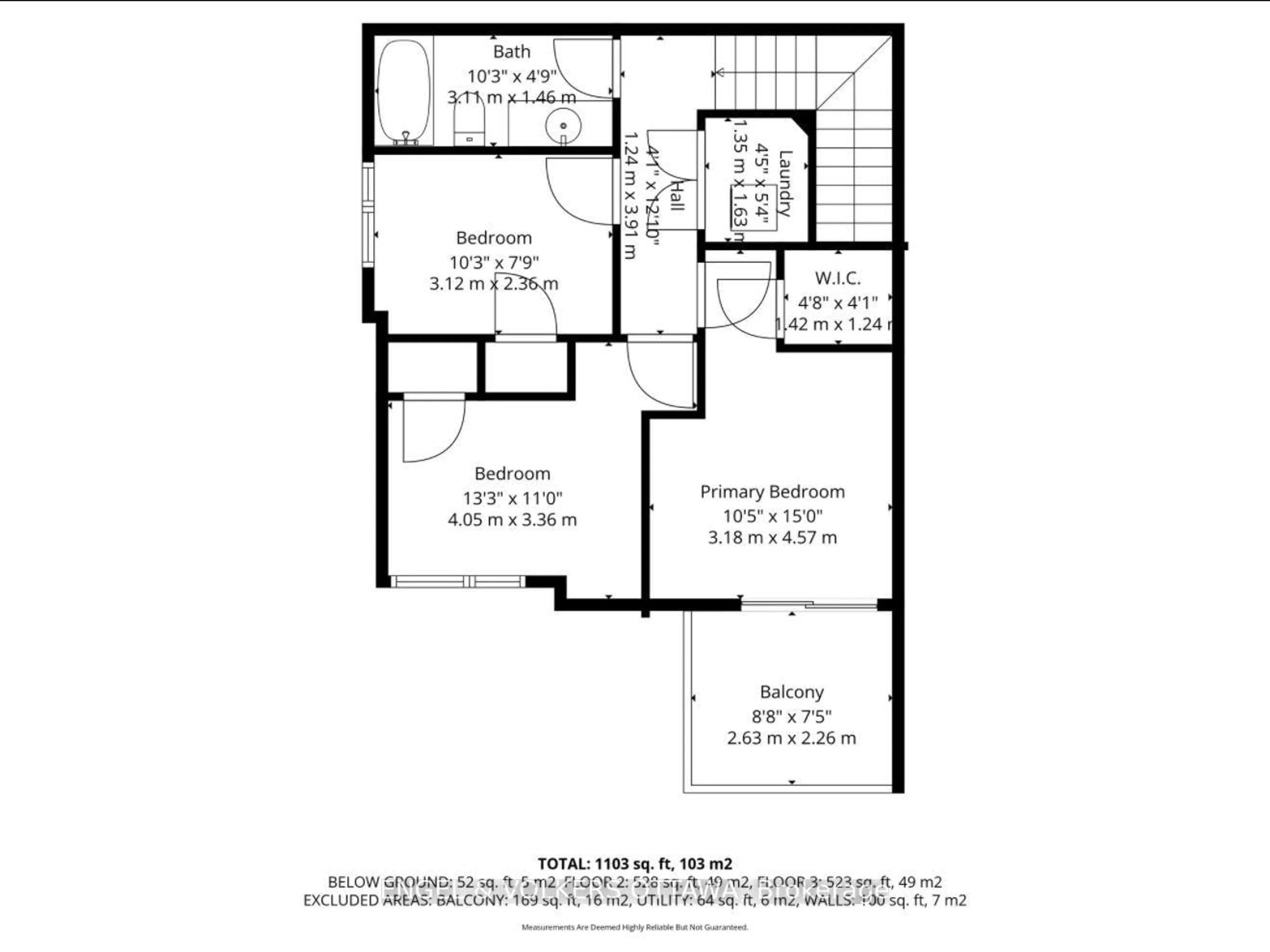 Floor plan for 2248 Watercolours Way, Ottawa Ontario K2J 6R2