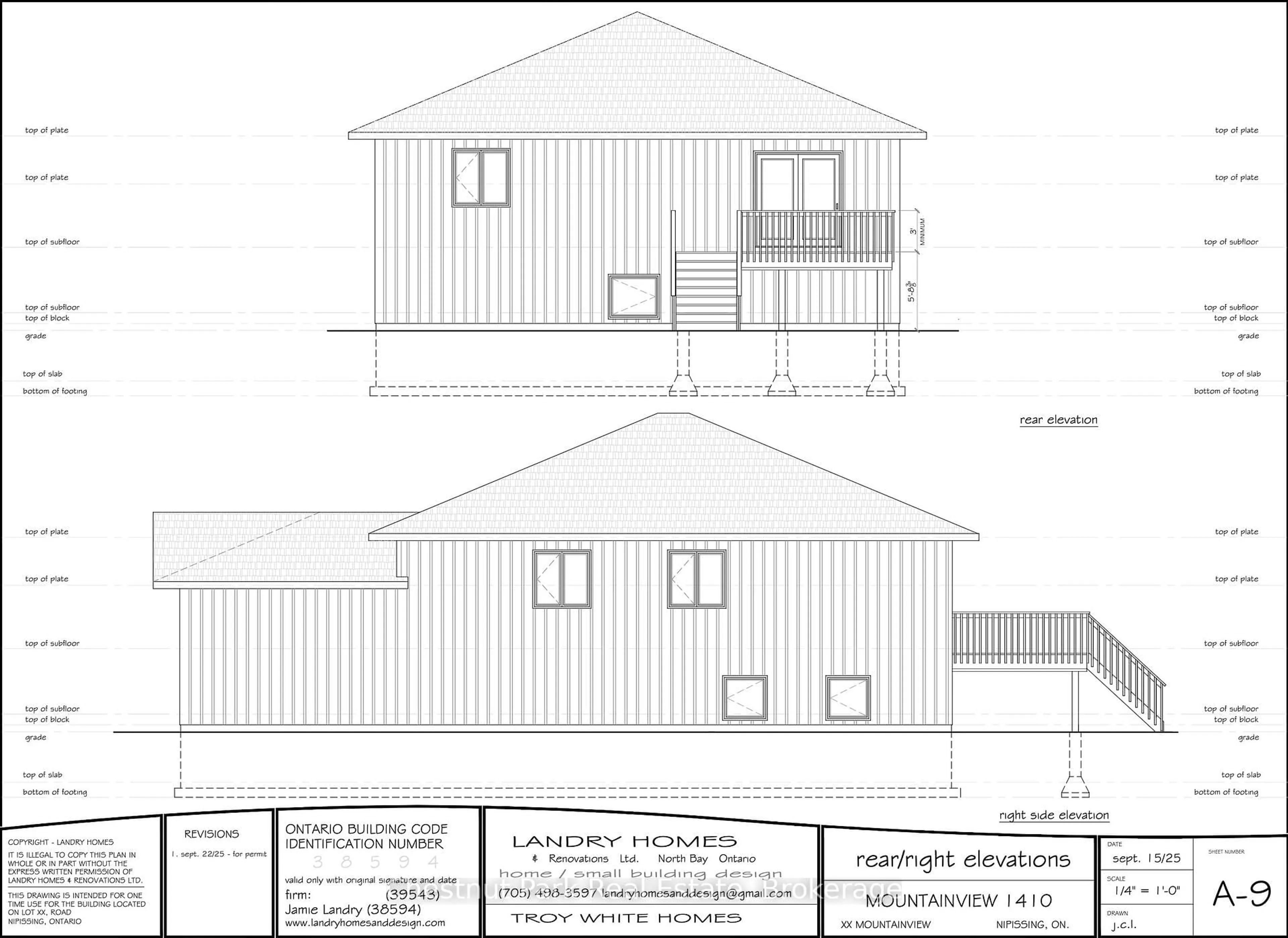 Floor plan for 32 Mountain View Rd, Nipissing Ontario P0H 1Z0