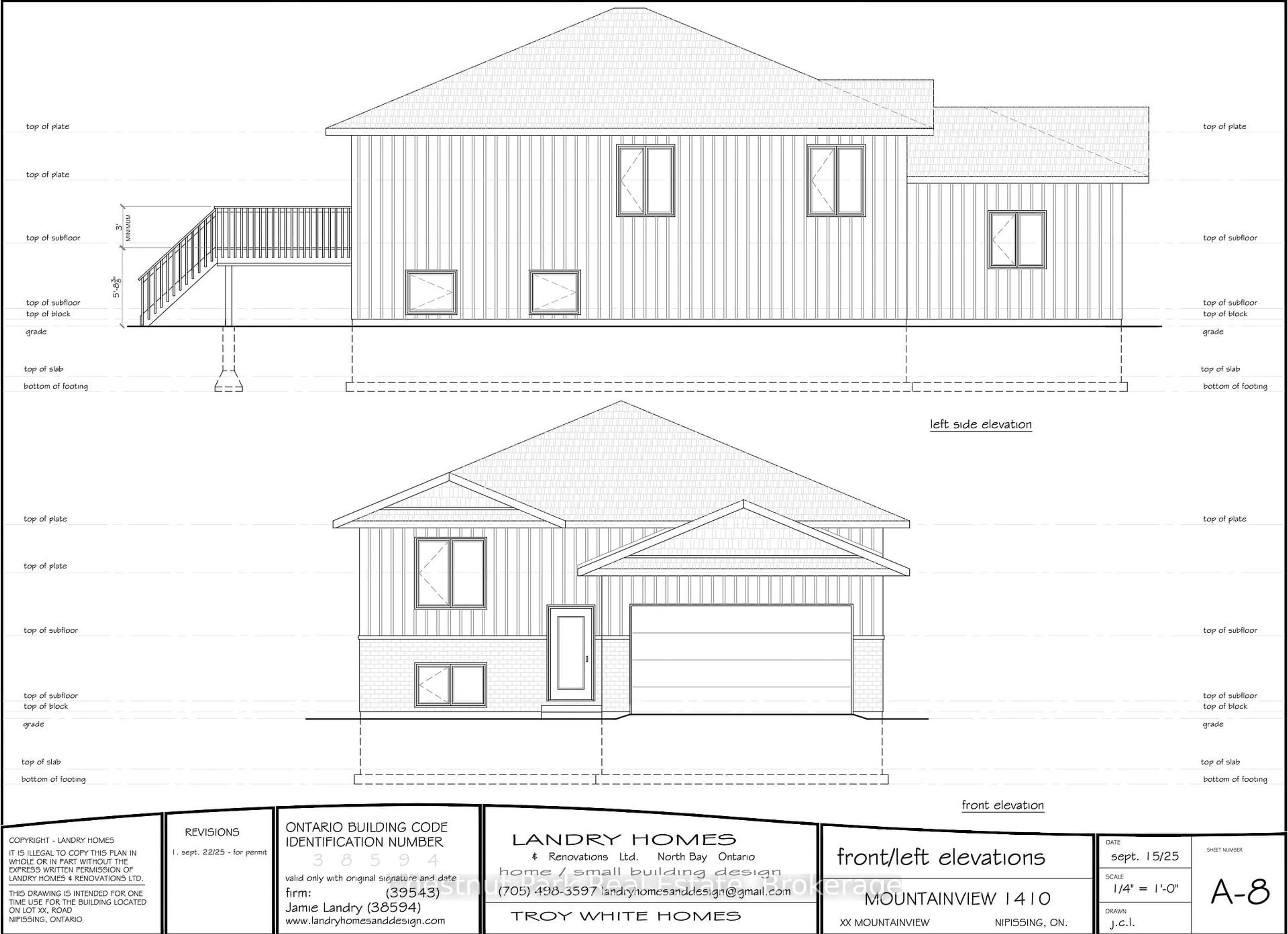 Floor plan for 32 Mountain View Rd, Nipissing Ontario P0H 1Z0