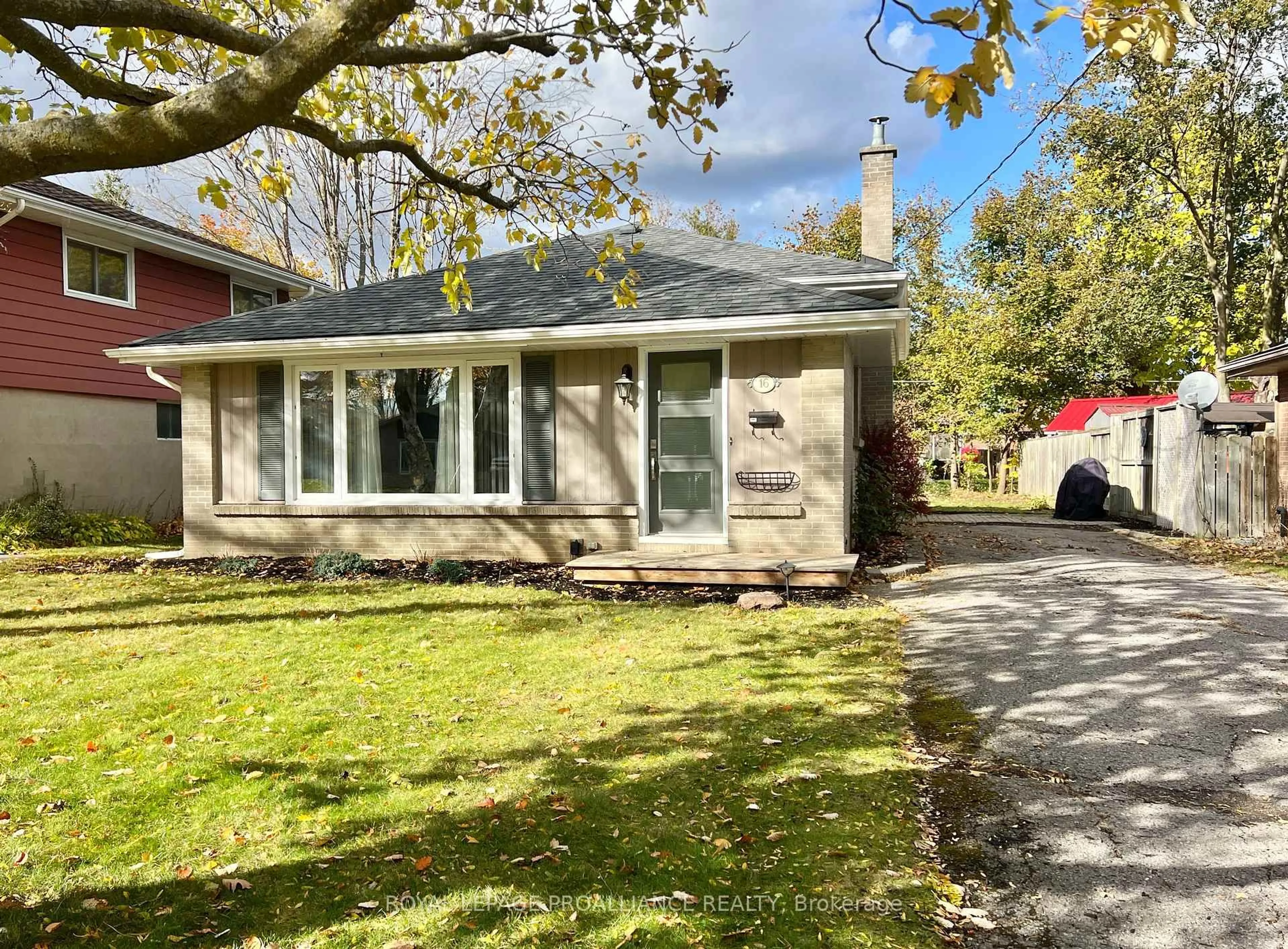 A pic from outside/outdoor area/front of a property/back of a property/a pic from drone, street for 16 Lee Ave, Belleville Ontario K8N 1Y2