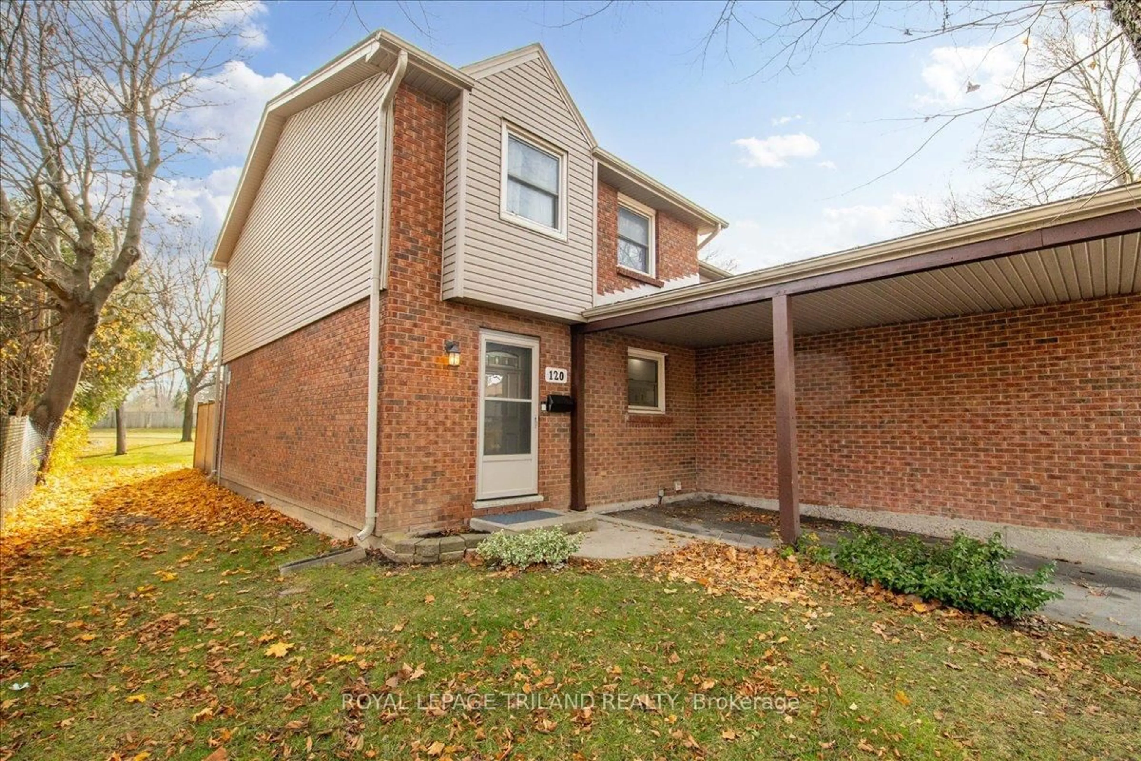 Home with brick exterior material, street for 1330 JALNA Blvd #120, London South Ontario N6E 2H7