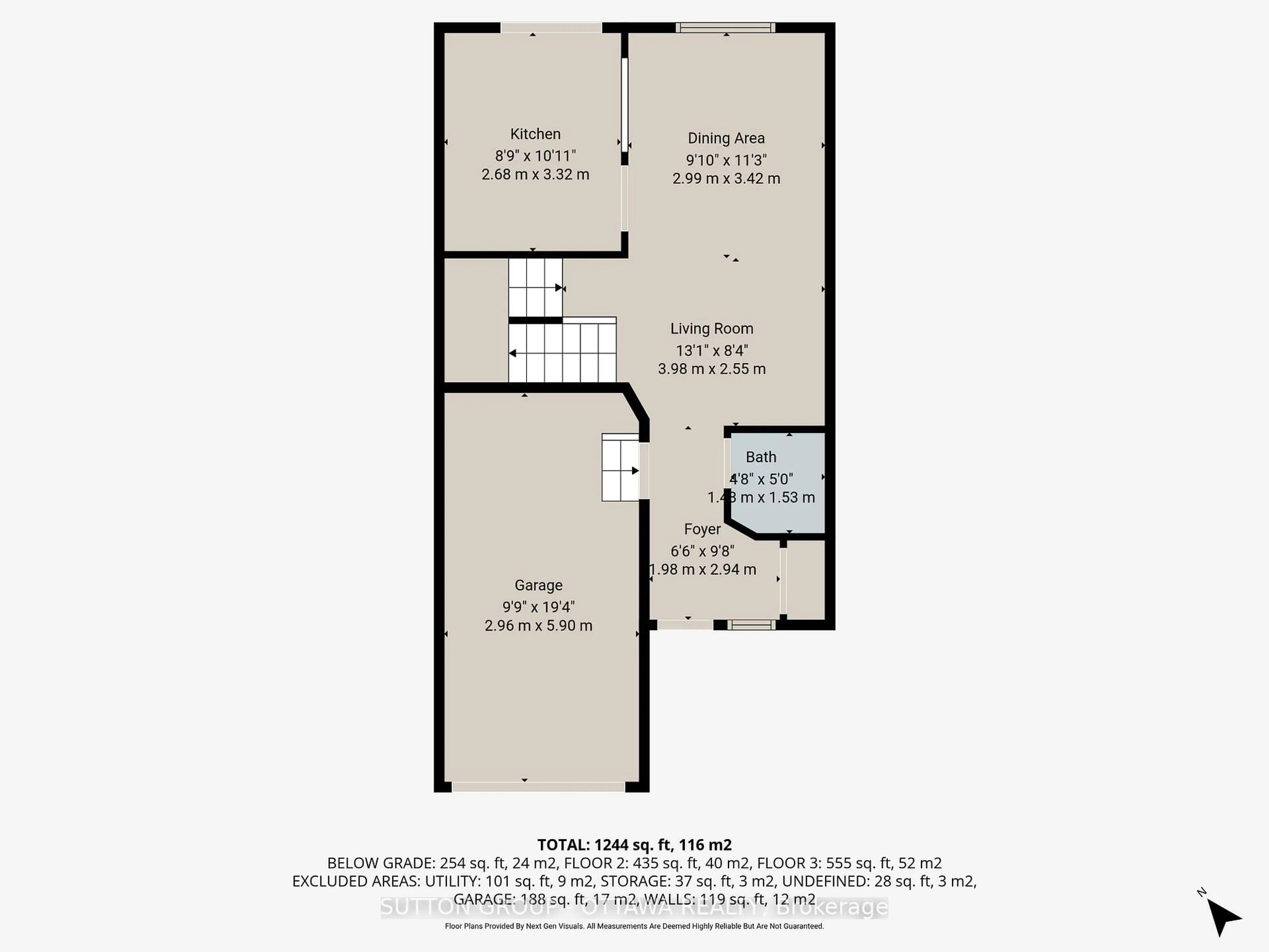 Floor plan for 1473 Launay Ave, Orleans Ontario K4A 3R9