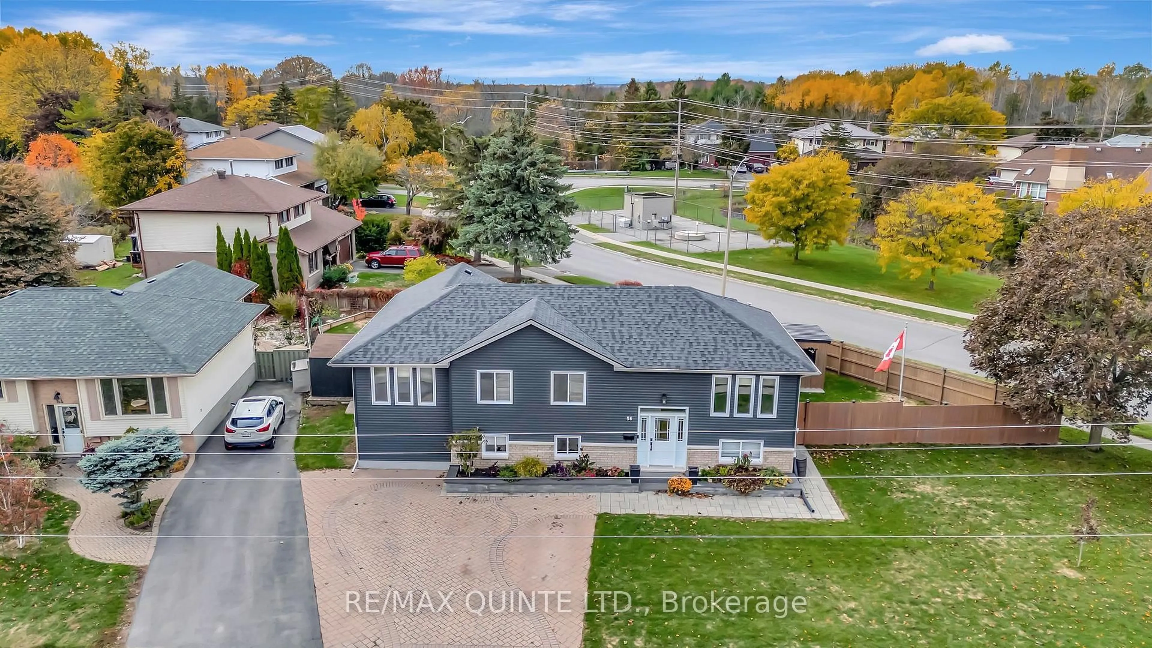 A pic from outside/outdoor area/front of a property/back of a property/a pic from drone, unknown for 56 Alnet Dr, Belleville Ontario K8P 4X4