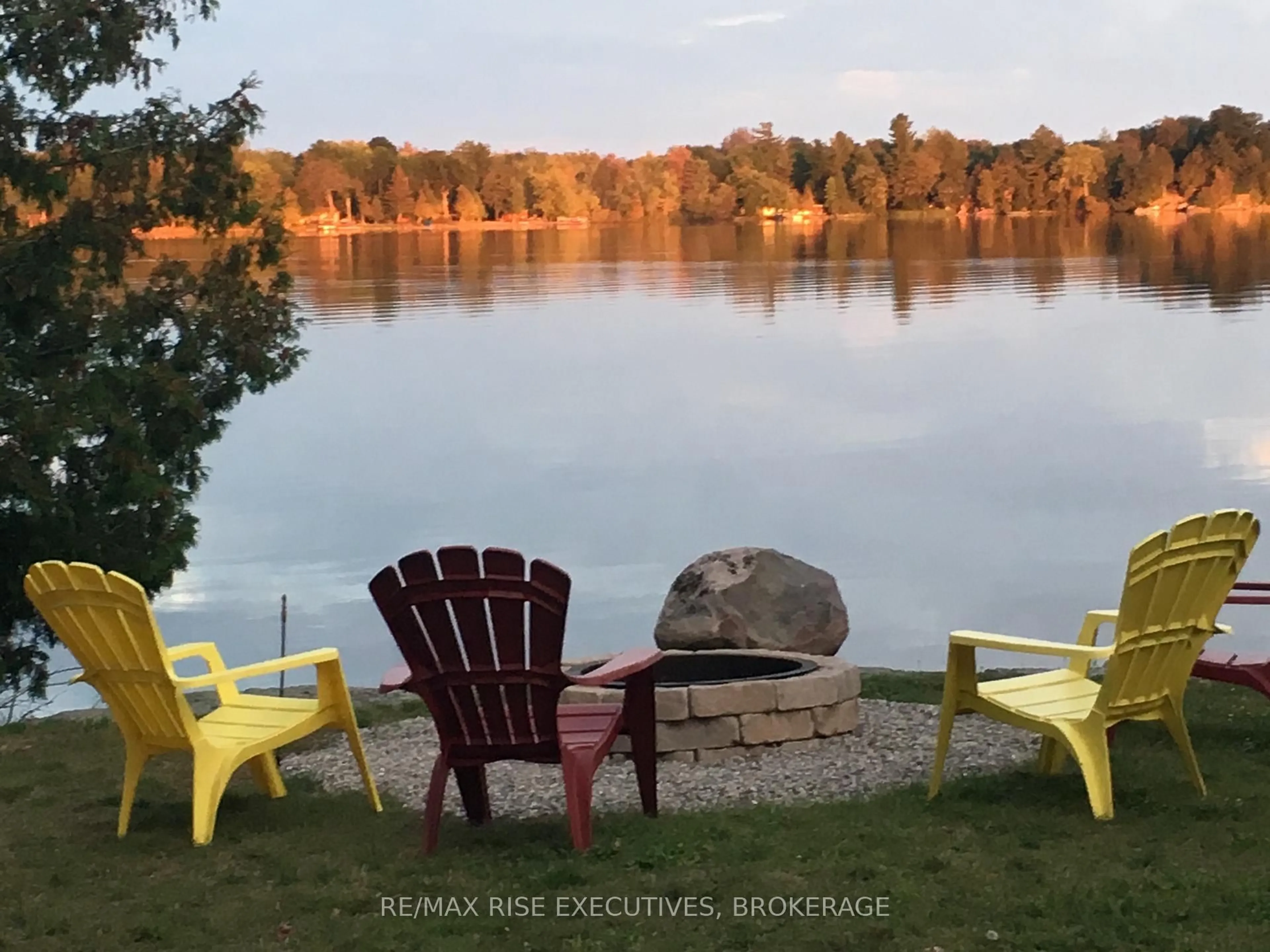 Patio, water/lake/river/ocean view for 5065 Lower Round Lake Rd, Battersea Ontario K0H 1H0
