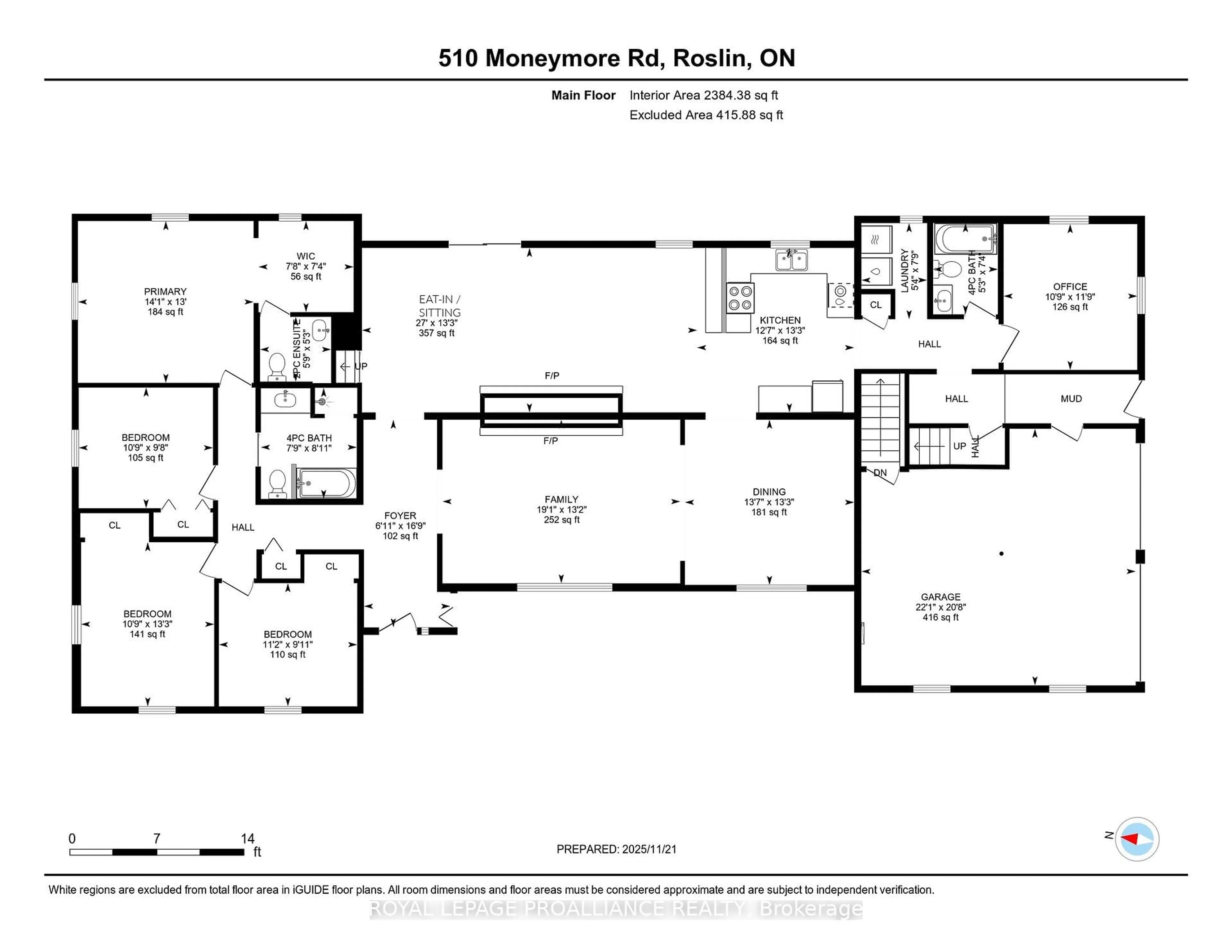 Floor plan for 510 MONEYMORE Rd, Belleville Ontario K0K 2Y0