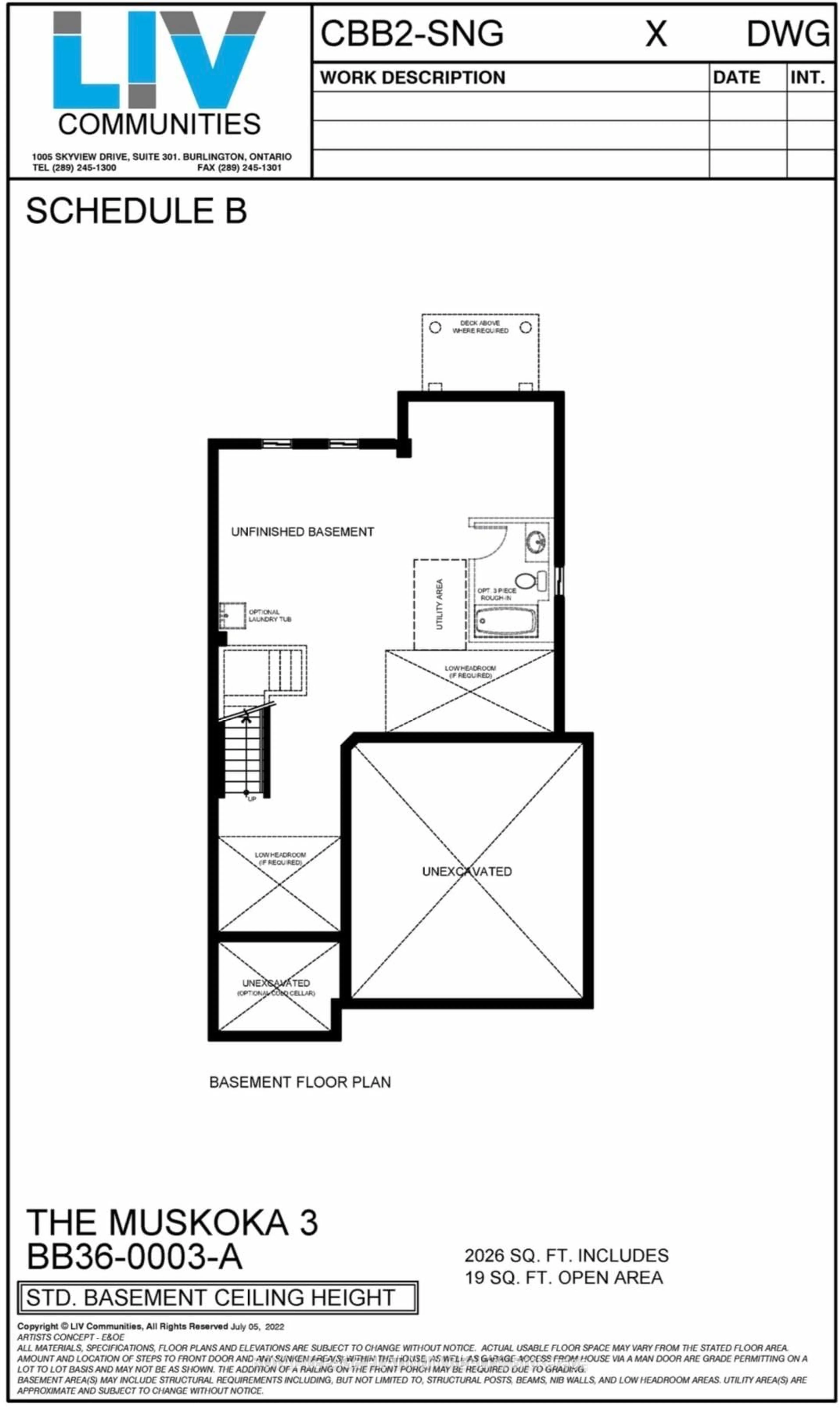 Floor plan for 135 McEachern Lane, Gravenhurst Ontario P1P 0H8