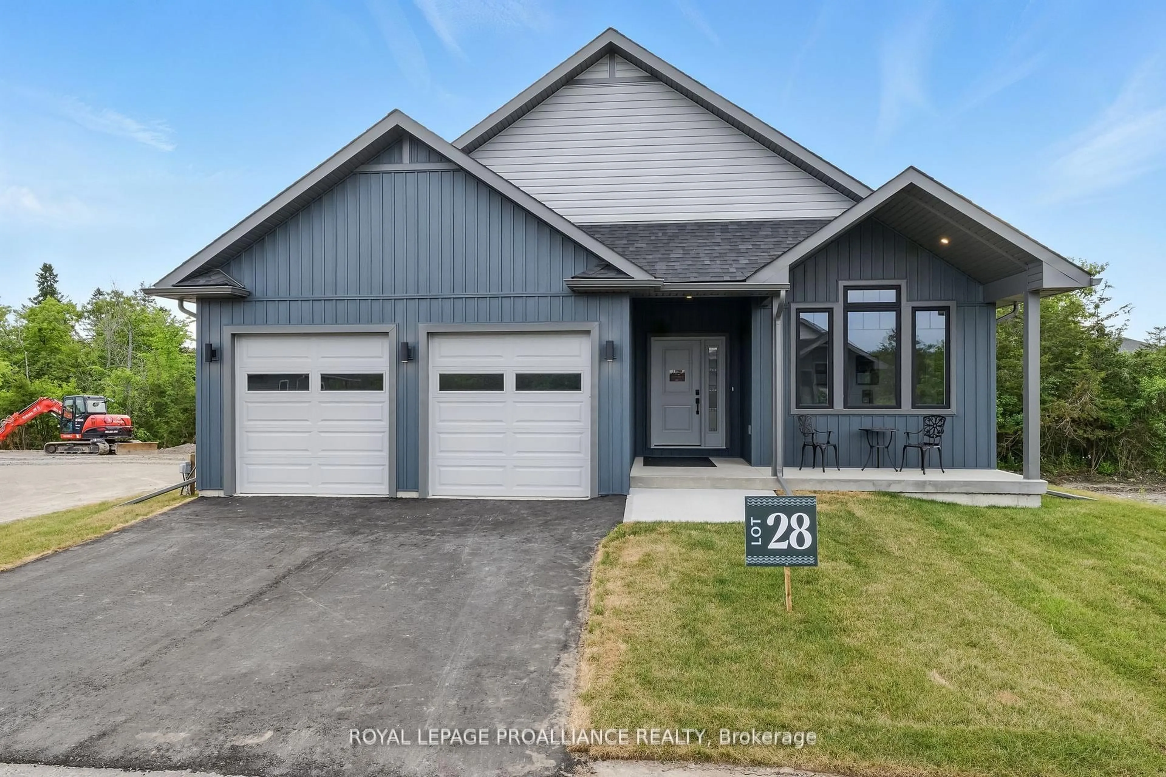 Home with vinyl exterior material, street for Lot 28 River Rapids Rd, Hastings Ontario K0K 2C0