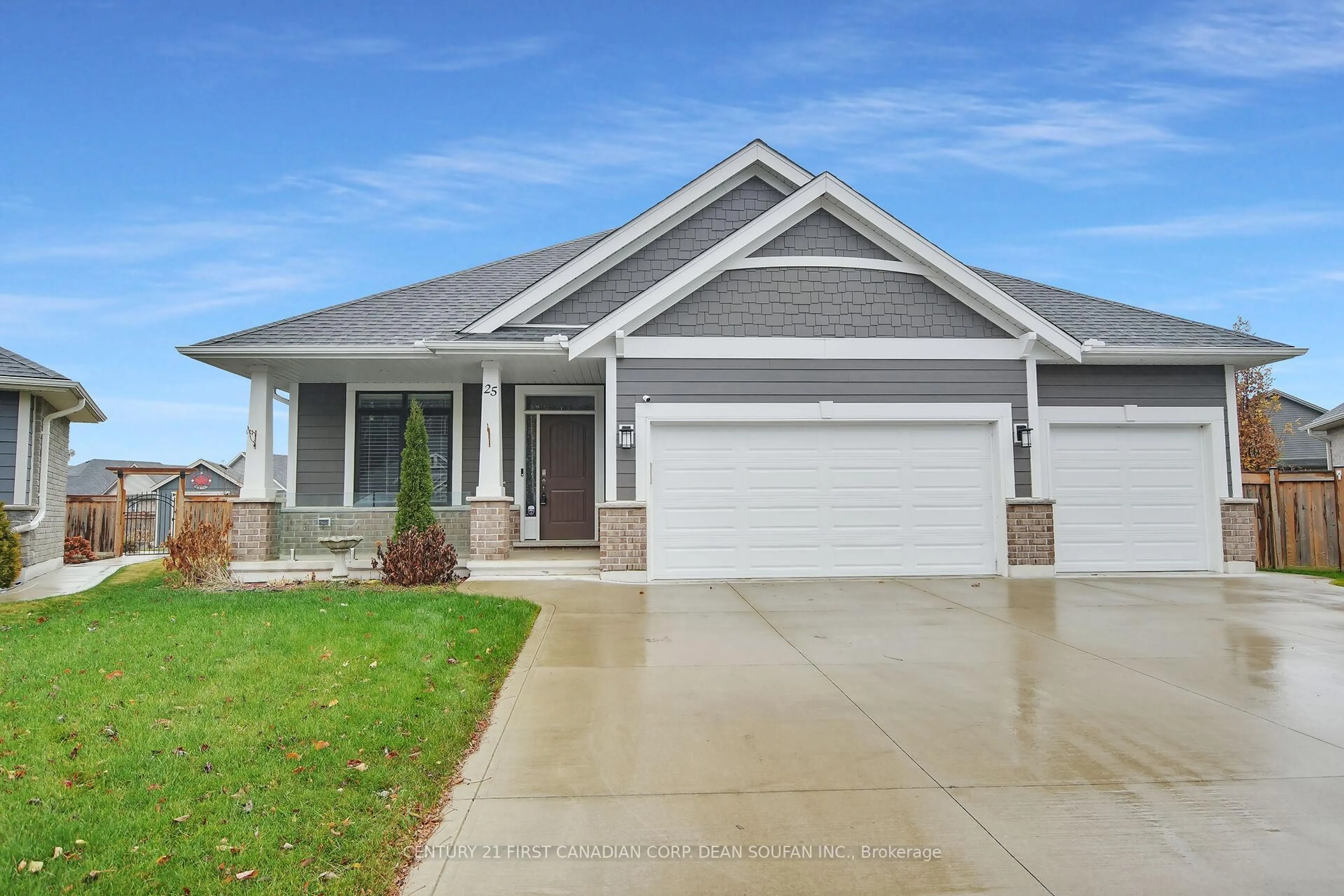 Home with brick exterior material, street for 25 Birchall Lane, St. Thomas Ontario N5R 0J1