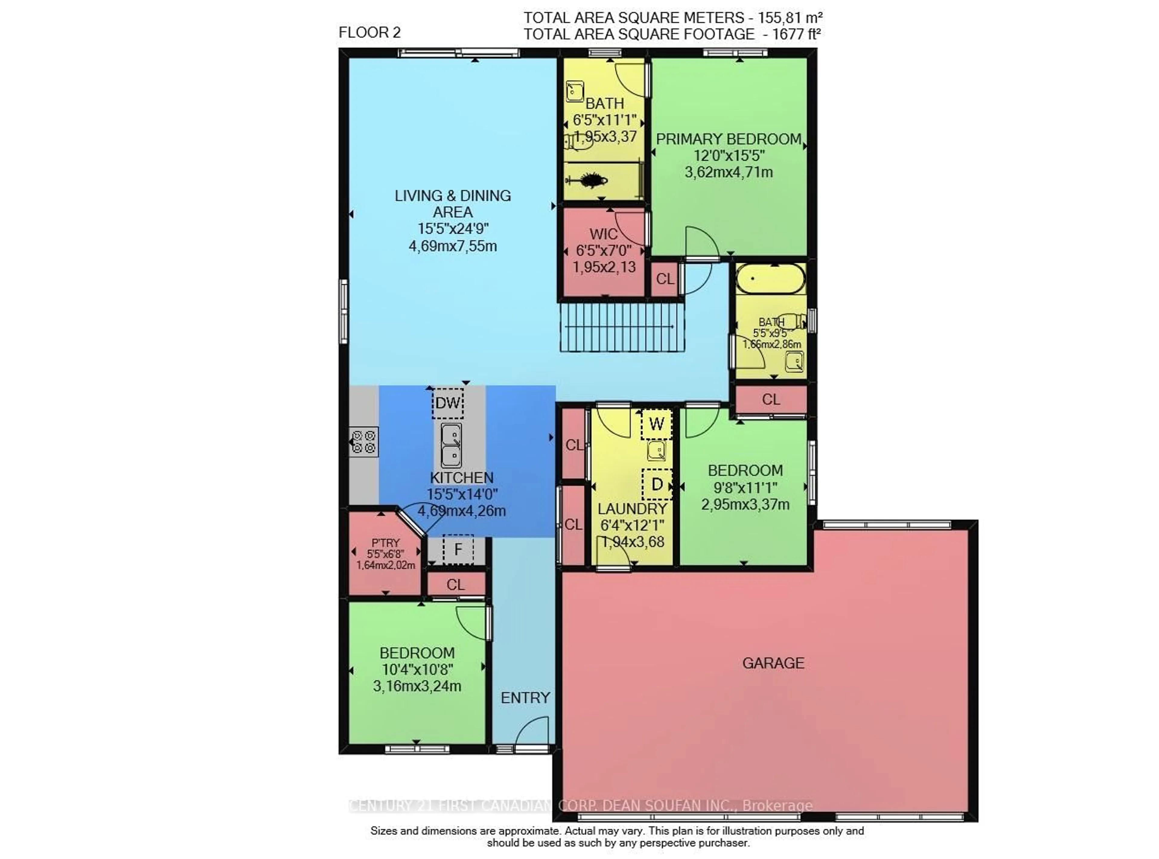 Floor plan for 25 Birchall Lane, St. Thomas Ontario N5R 0J1