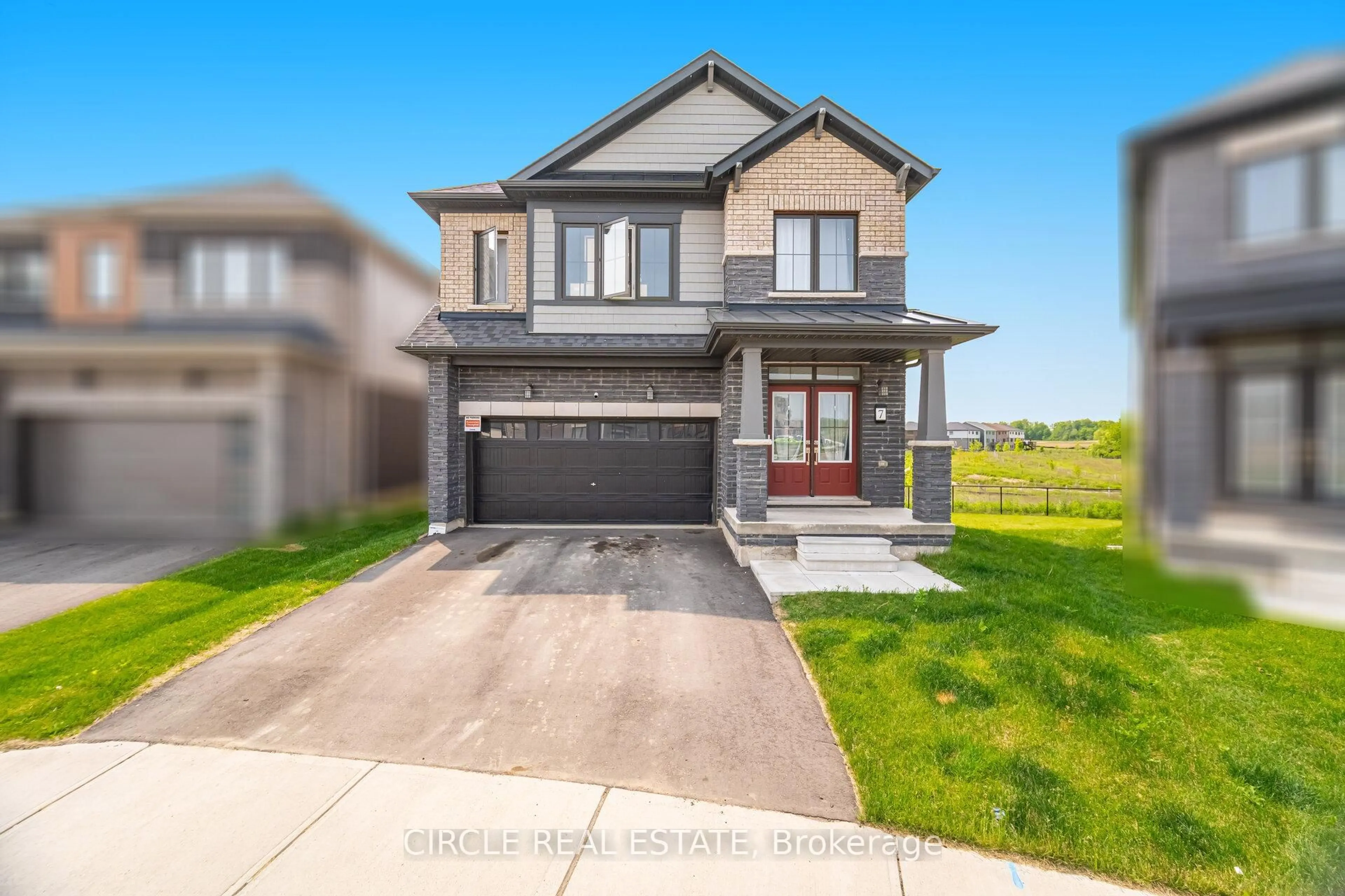 Home with brick exterior material, street for 7 Bee Cres, Brantford Ontario N3T 0V7