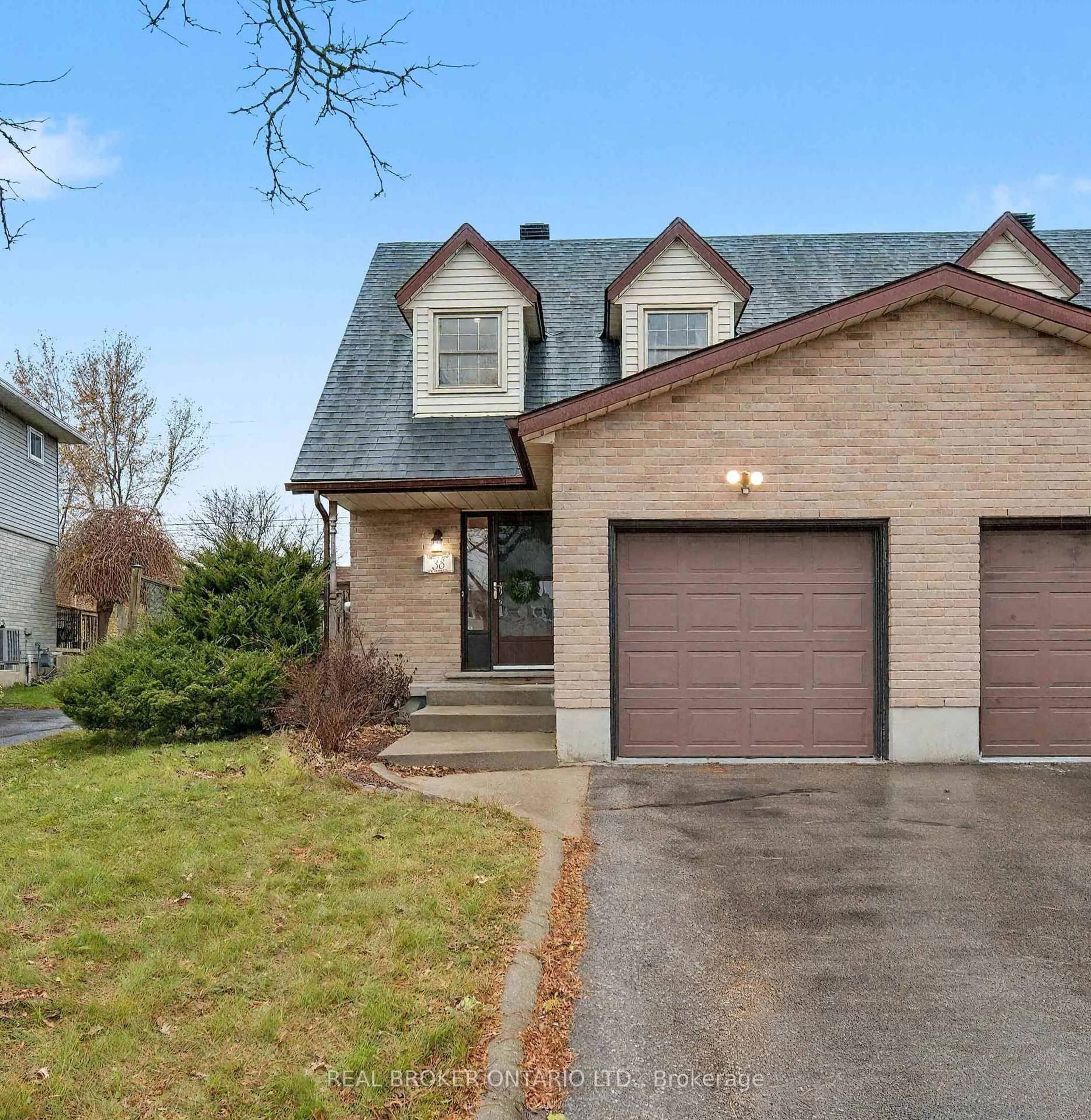 Home with brick exterior material, street for 38 Catalina Crt, Kitchener Ontario N2M 5L9