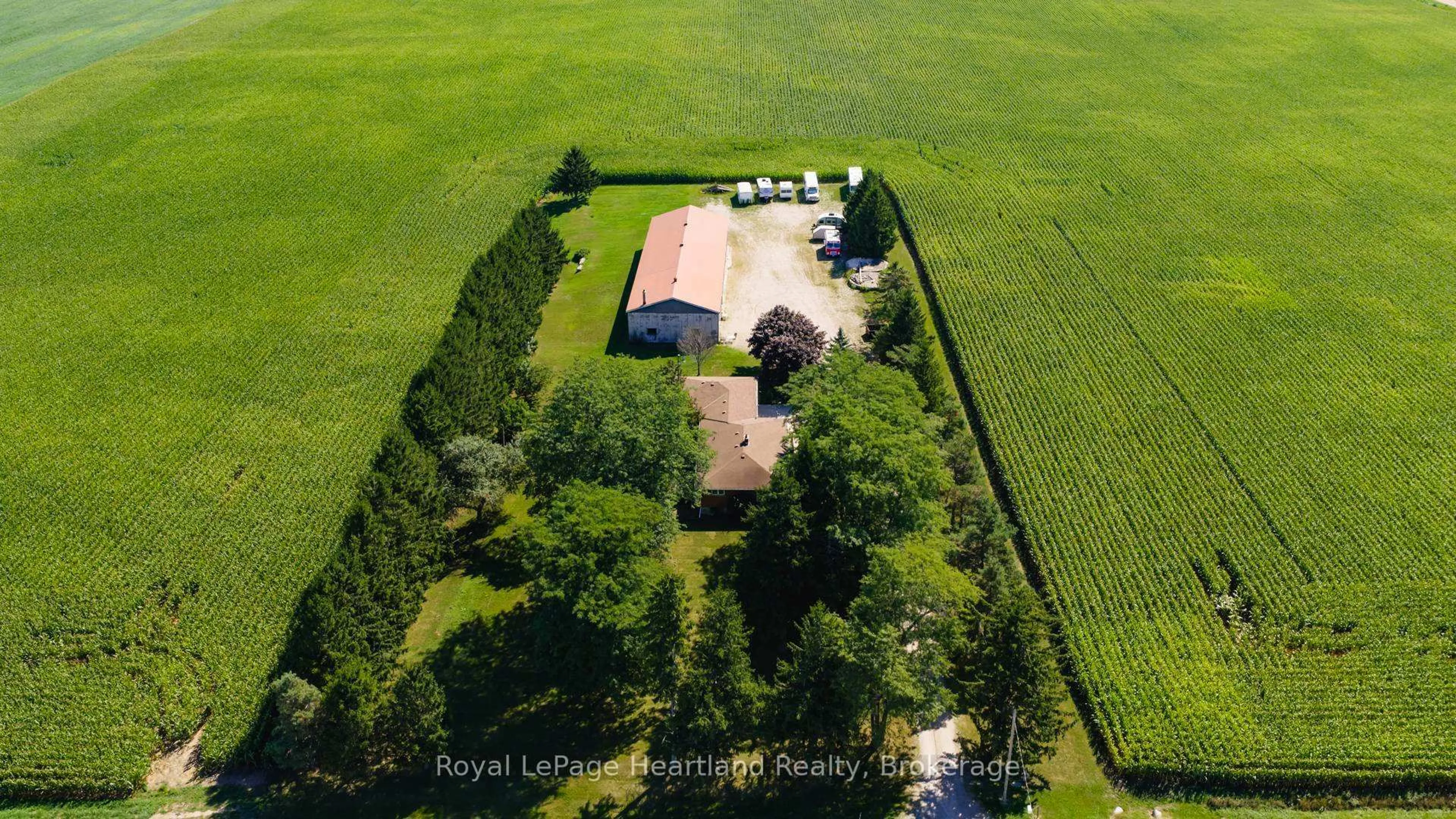 A pic from outside/outdoor area/front of a property/back of a property/a pic from drone, unknown for 77850 Tipperary Line, Central Huron Ontario N0M 1L0