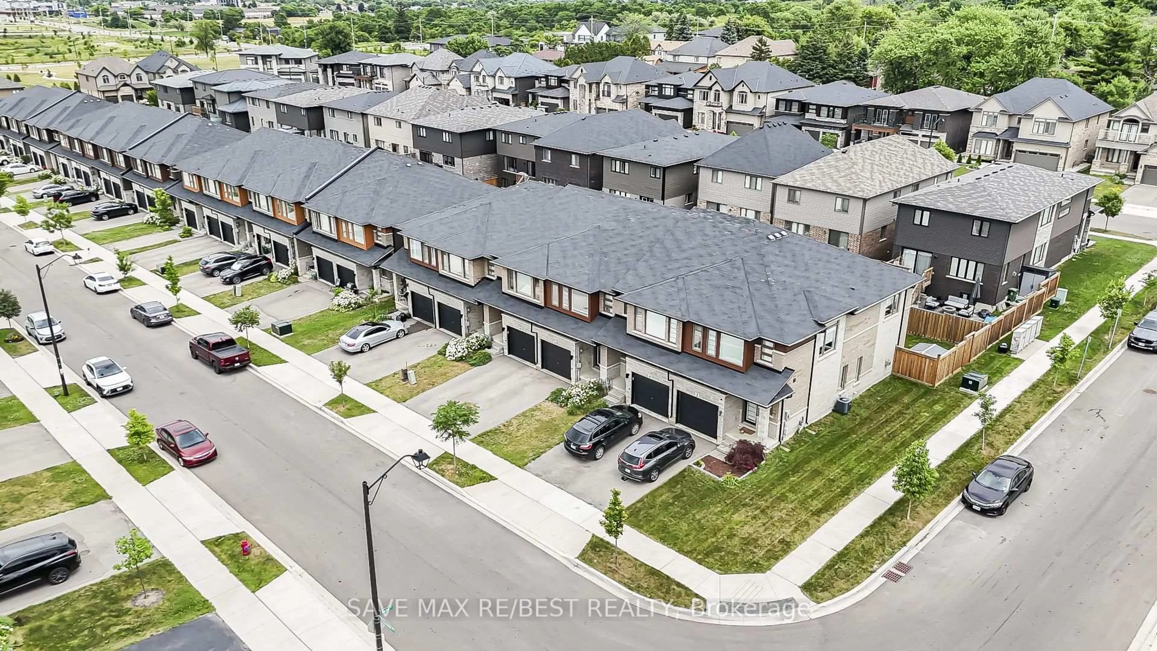 A pic from outside/outdoor area/front of a property/back of a property/a pic from drone, street for 6 Greenwich Ave, Hamilton Ontario L8J 0A5