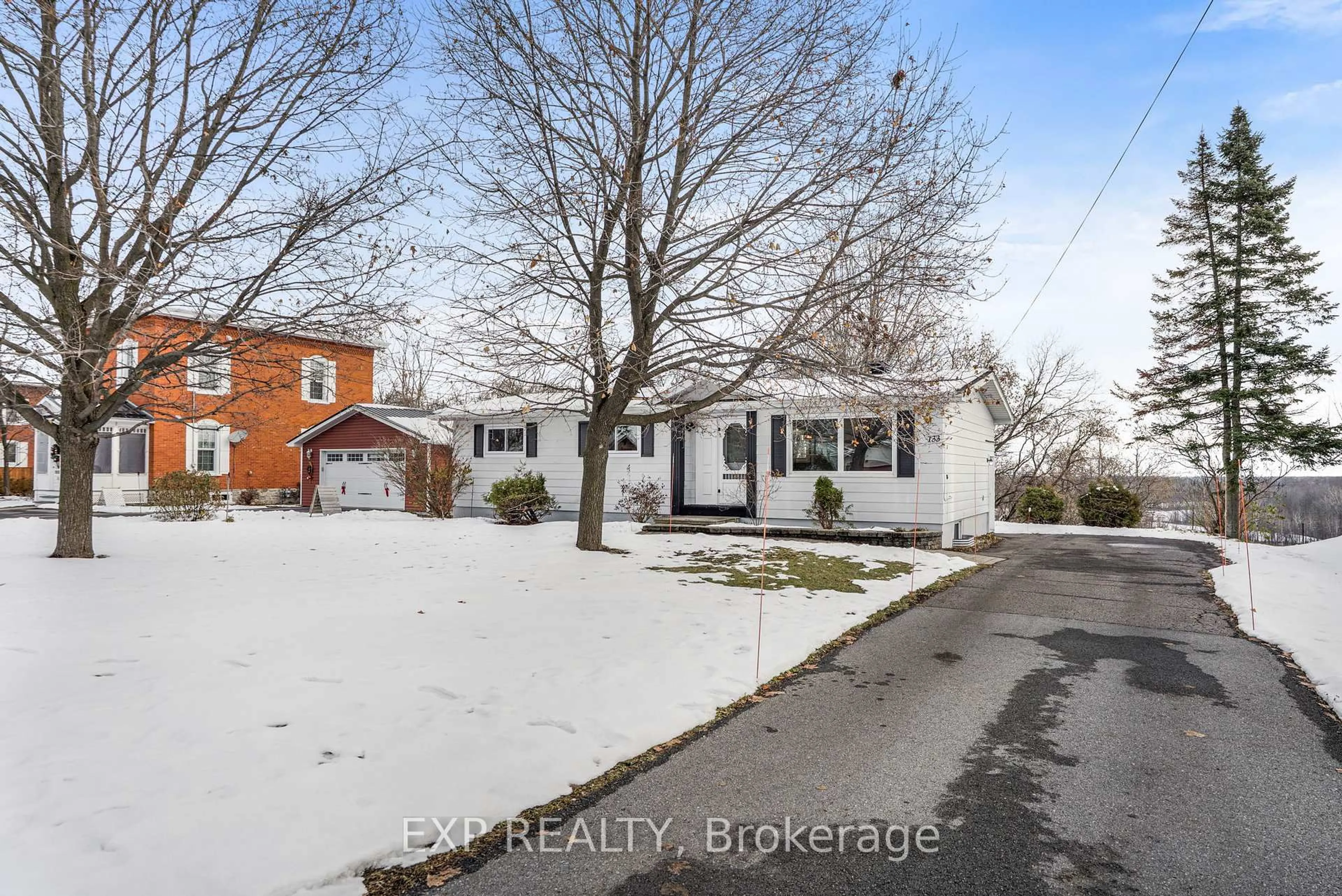 A pic from outside/outdoor area/front of a property/back of a property/a pic from drone, street for 133 High St, Champlain Ontario K0B 1R0