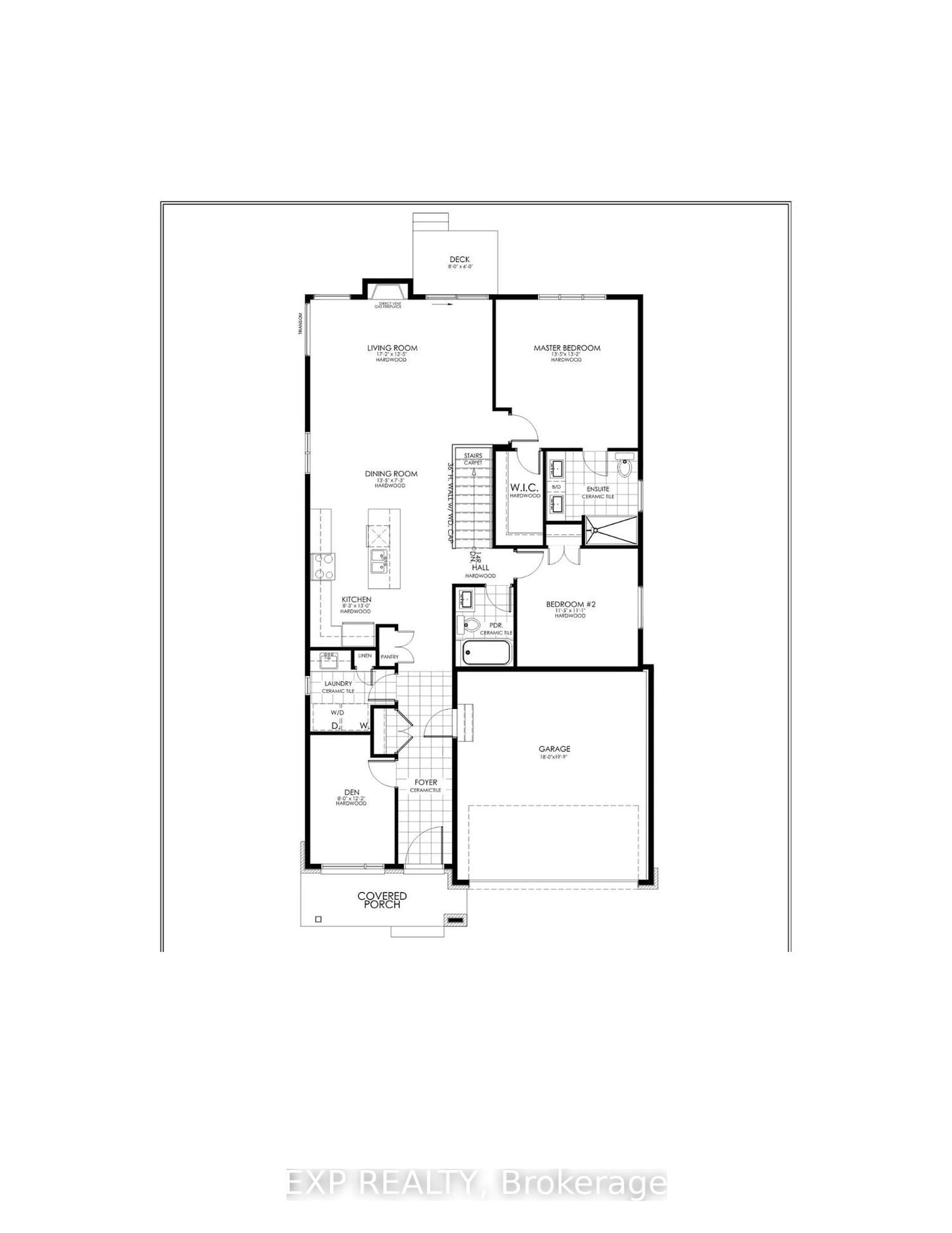 Floor plan for 117 O'donovan Dr, Carleton Place Ontario K7C 0S1