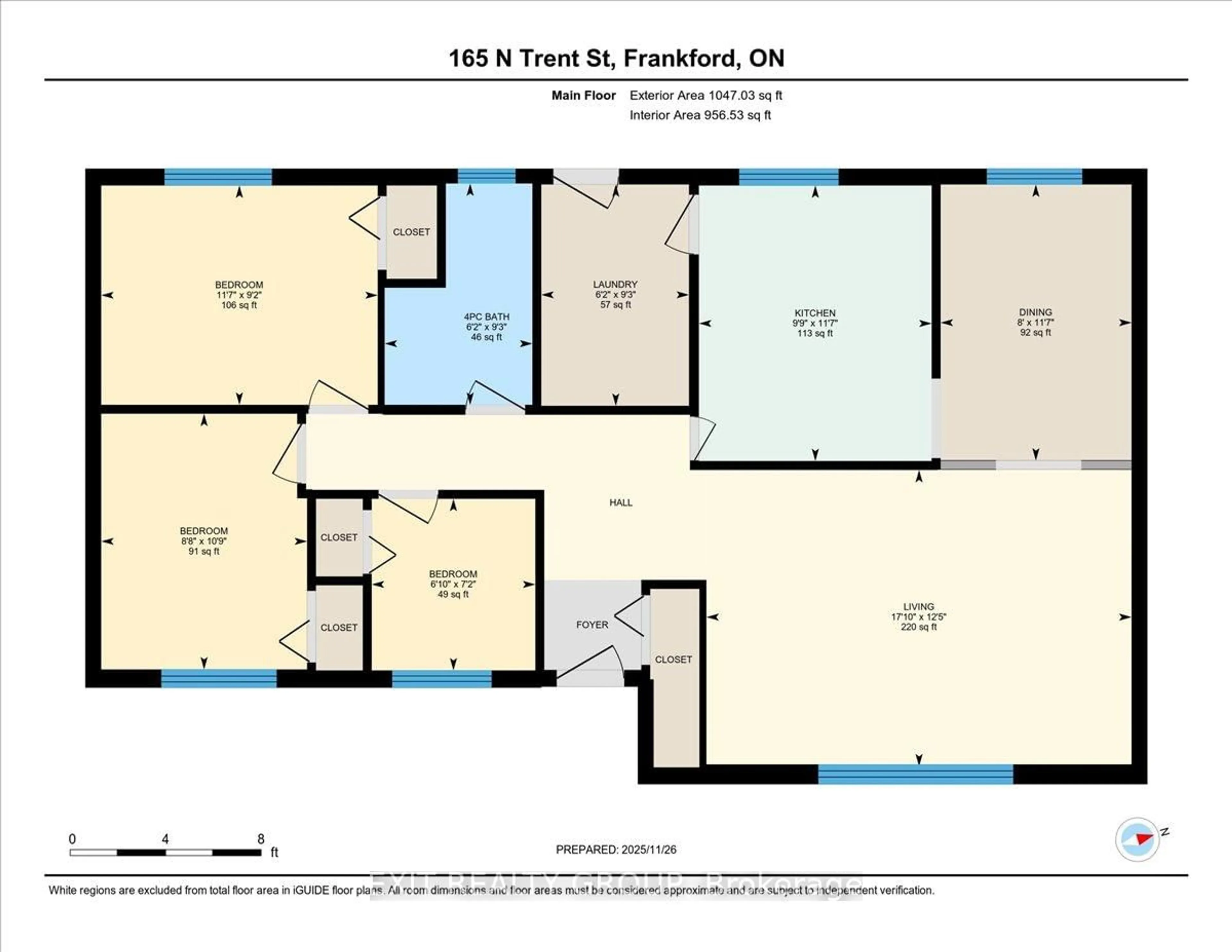 Floor plan for 165 North Trent St, Hastings Ontario K0K 2C0