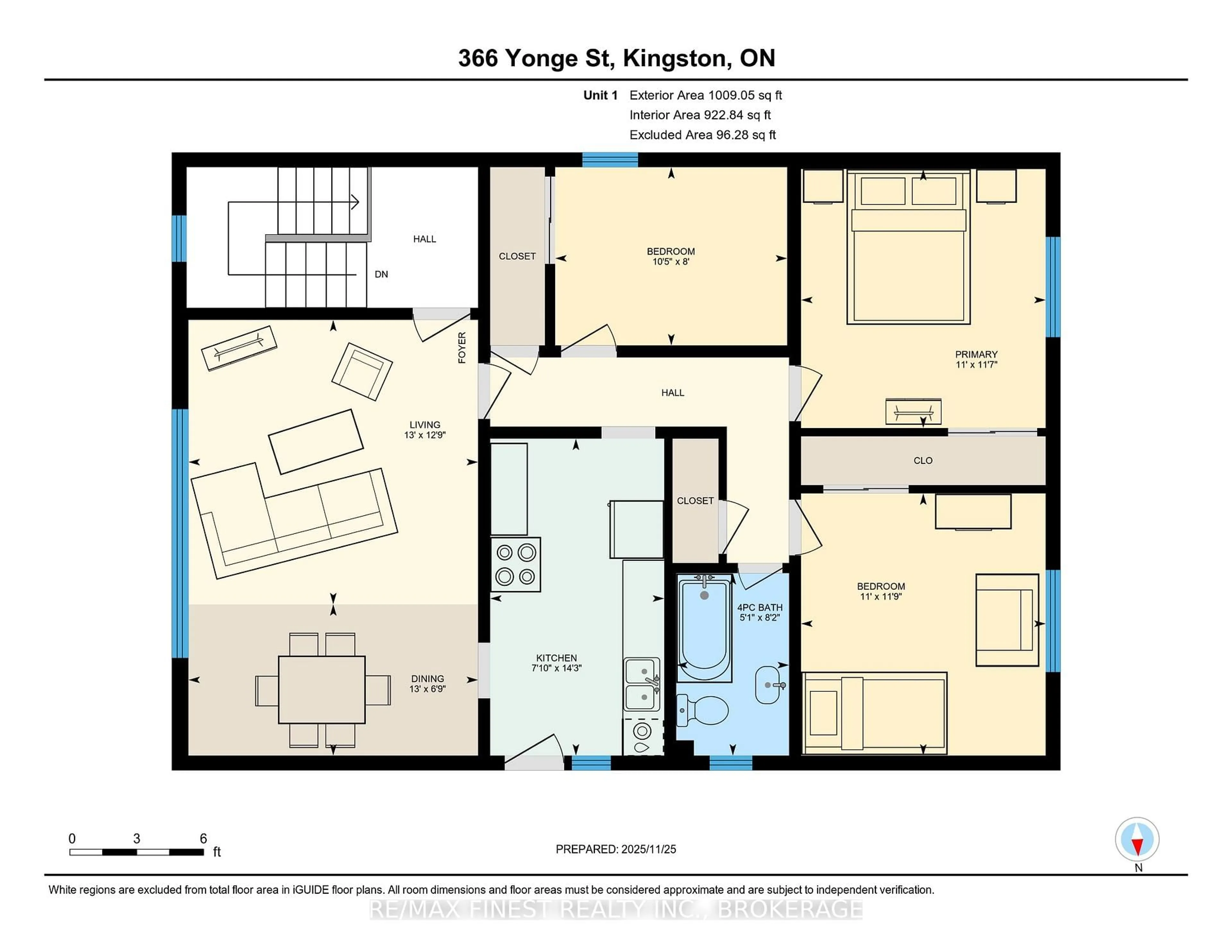 Floor plan for 366 Yonge St, Kingston Ontario K7M 1G7