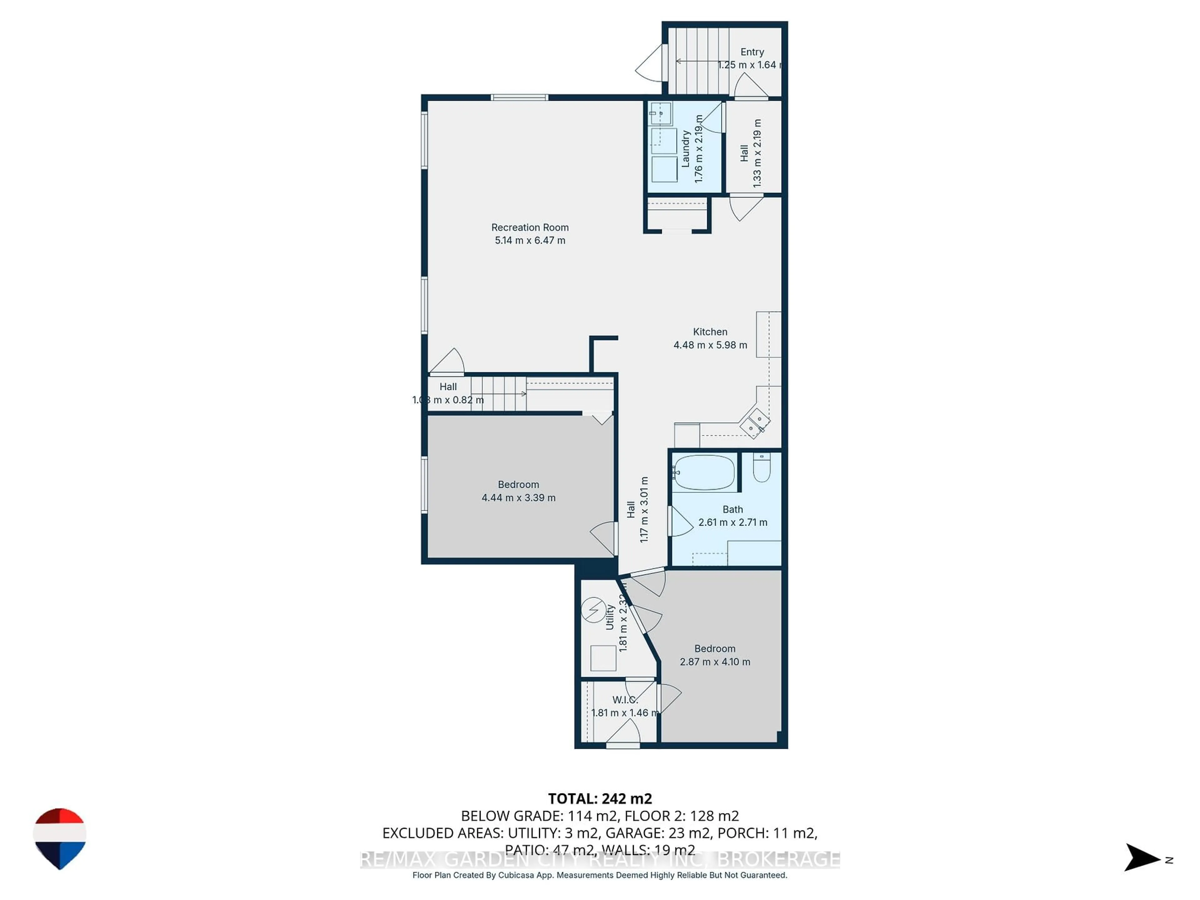 Floor plan for 61 Concord Ave, St. Catharines Ontario L2M 5N9