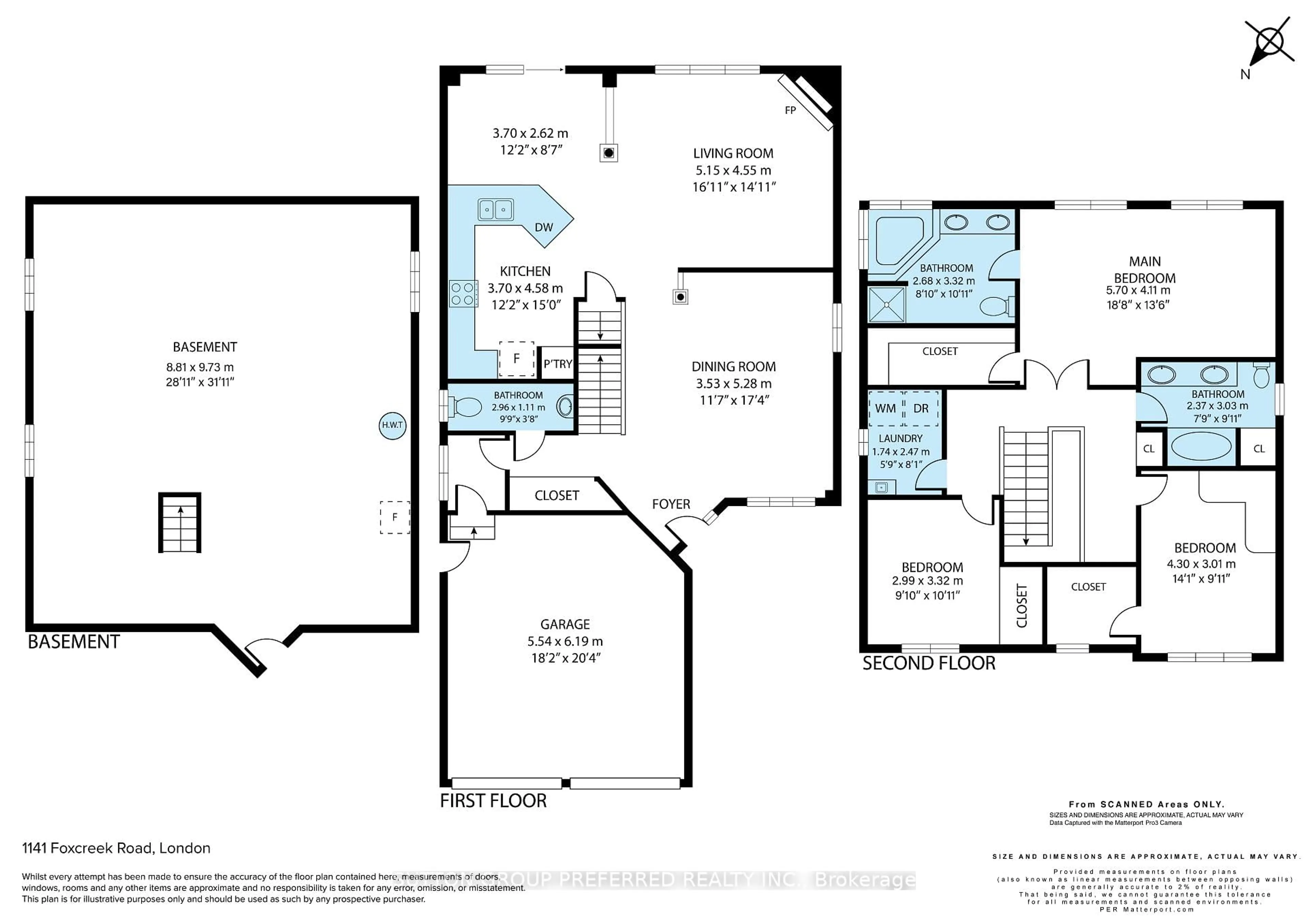 Floor plan for 1141 Foxcreek Rd, London North Ontario N6G 0C3