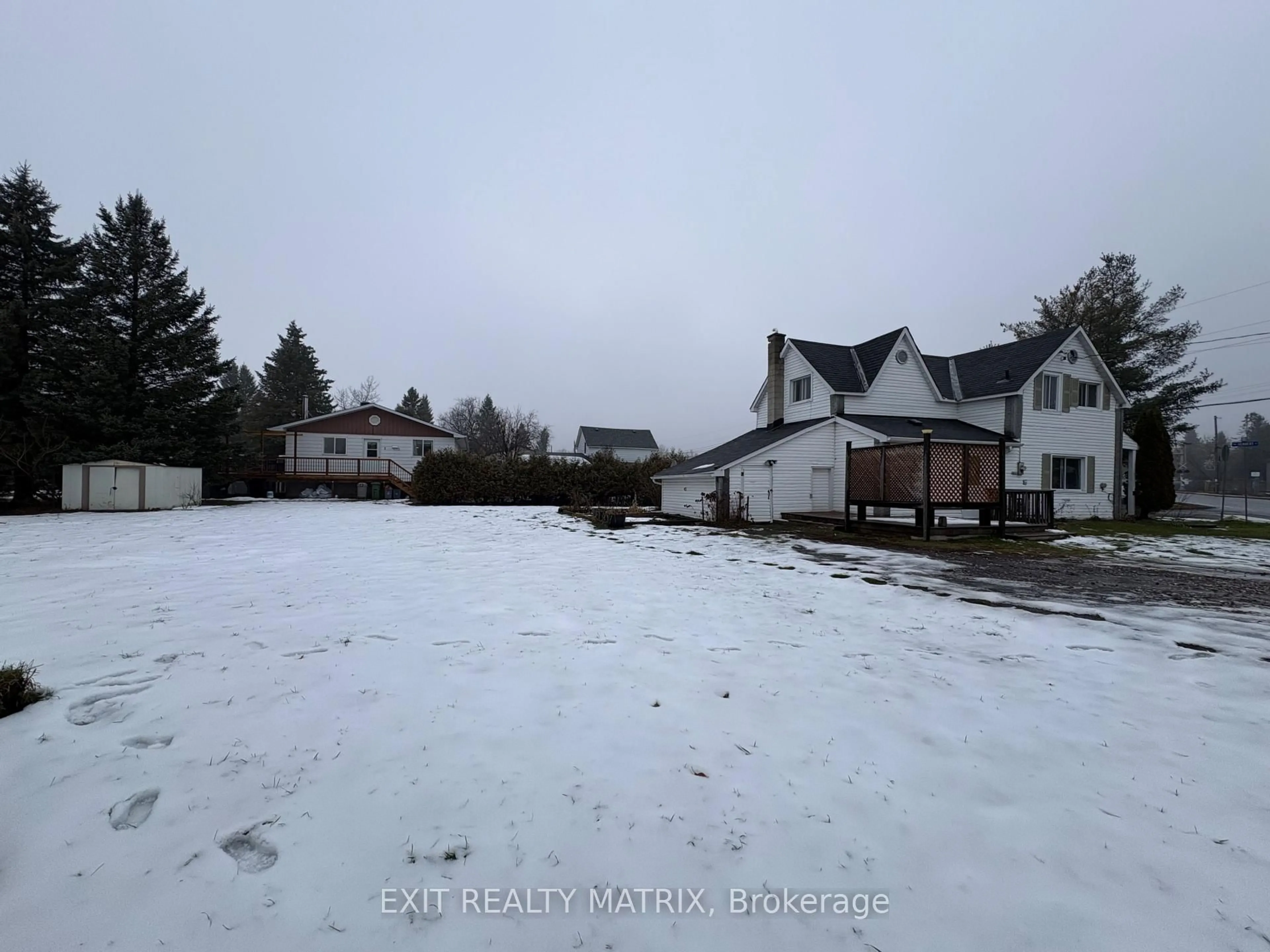 A pic from outside/outdoor area/front of a property/back of a property/a pic from drone, street for 1 Herbert St, The Nation Ontario K0A 2M0