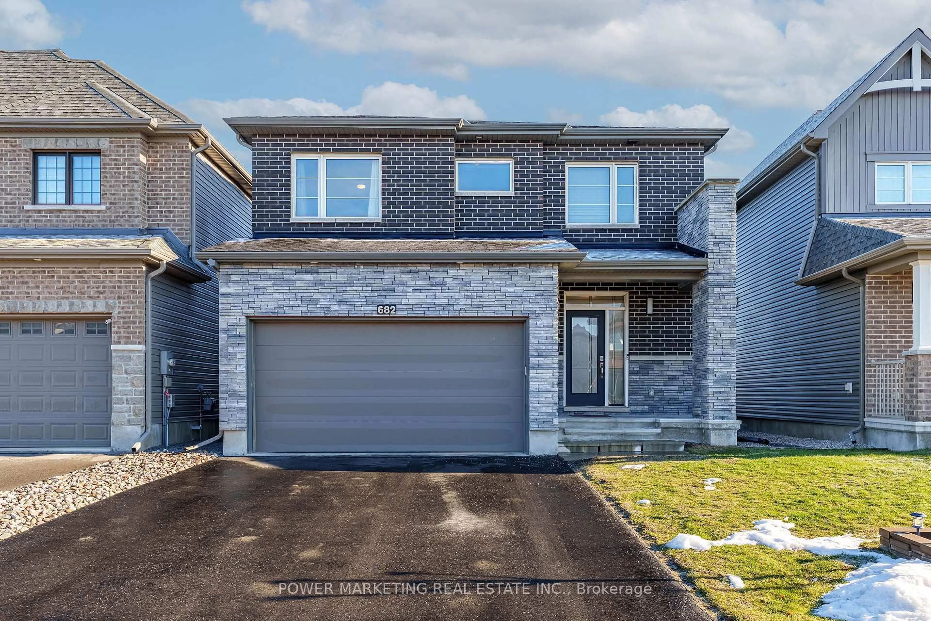 Home with brick exterior material, street for 682 Jerome Jodoin Dr, Ottawa Ontario K4A 1G7