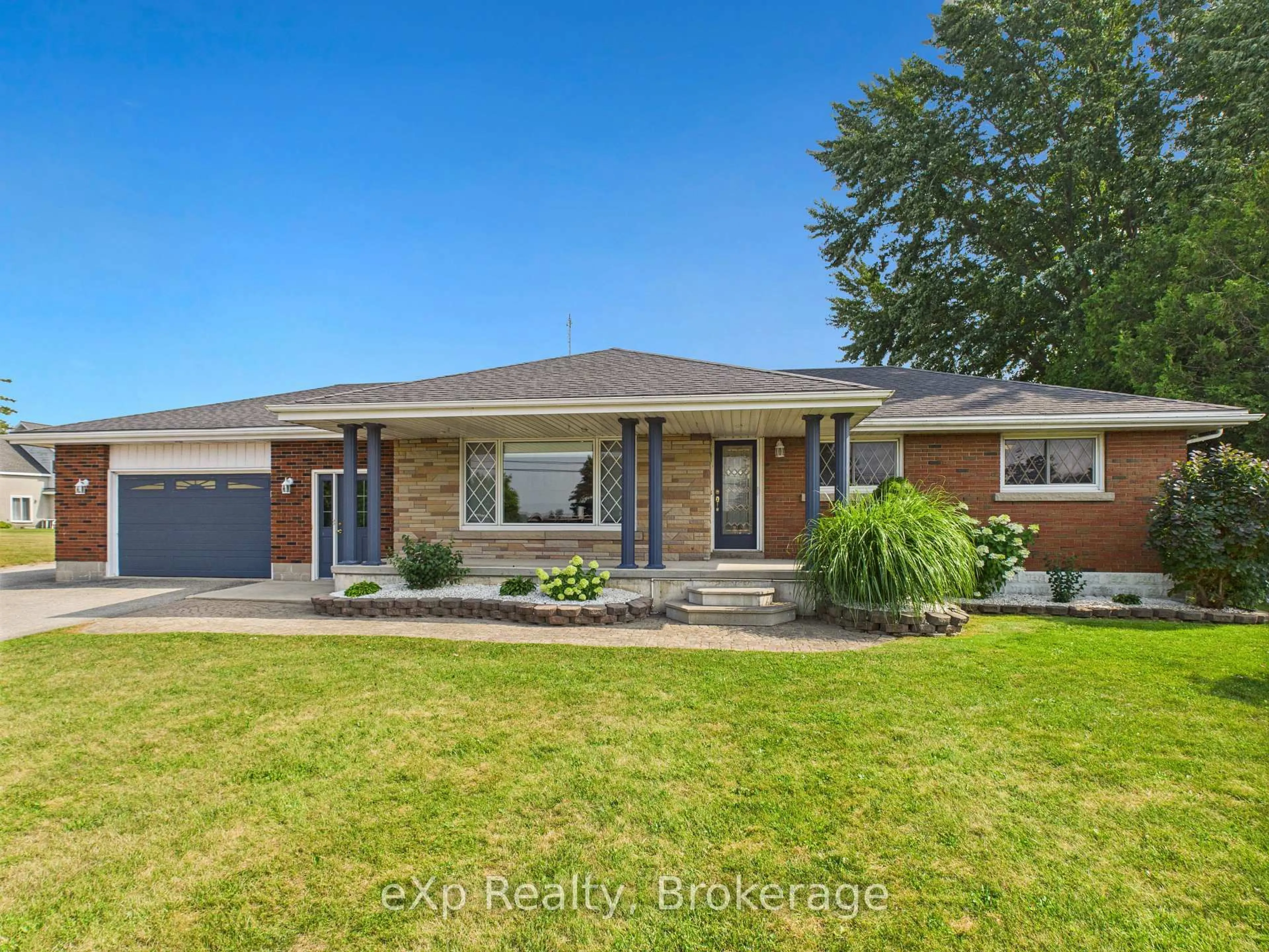 Home with brick exterior material, street for 1567 Bruce Road 4, R.R. 2 Rd, Brockton Ontario N0G 2V0