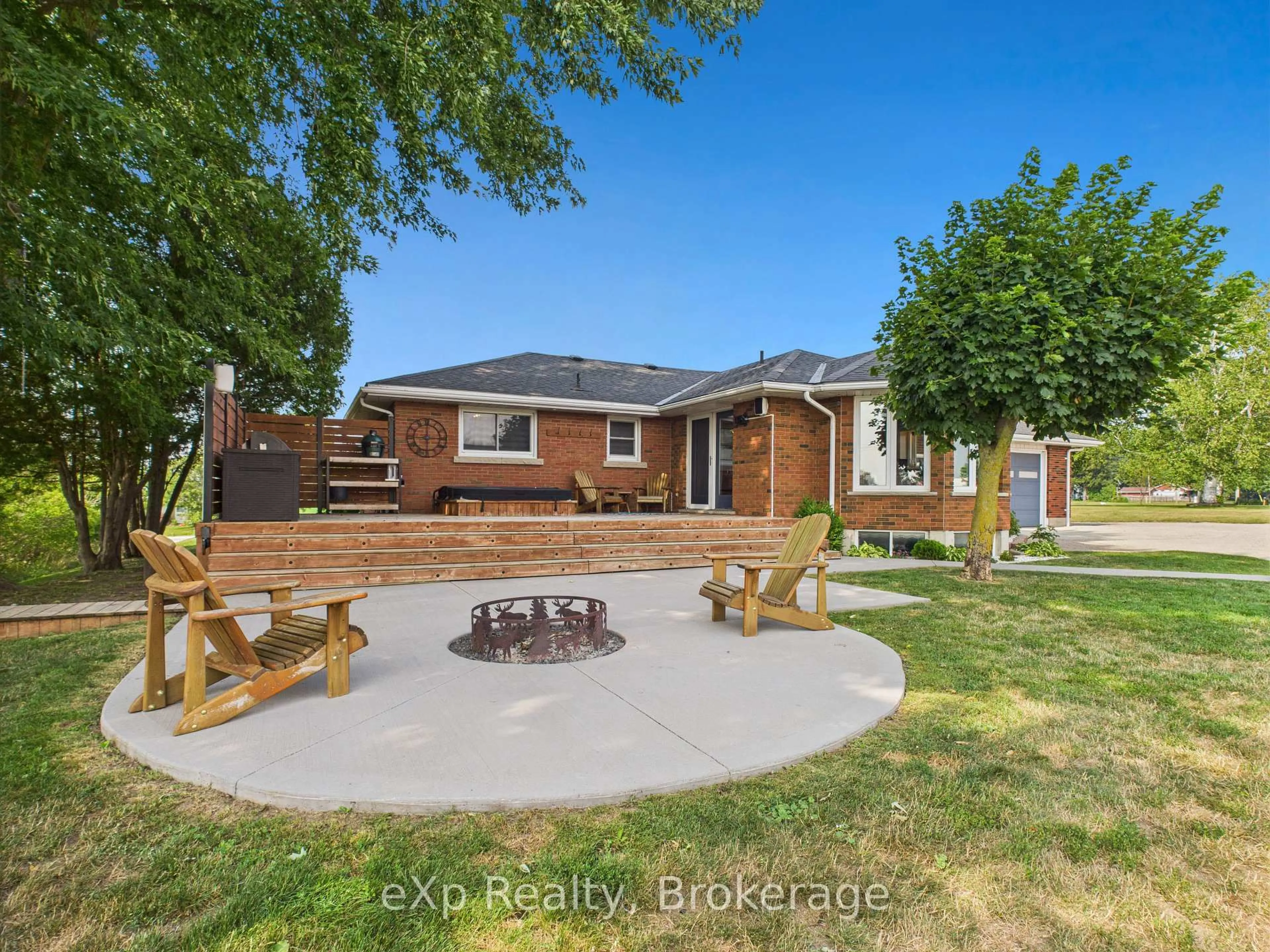 A pic from outside/outdoor area/front of a property/back of a property/a pic from drone, street for 1567 Bruce Road 4, R.R. 2 Rd, Brockton Ontario N0G 2V0