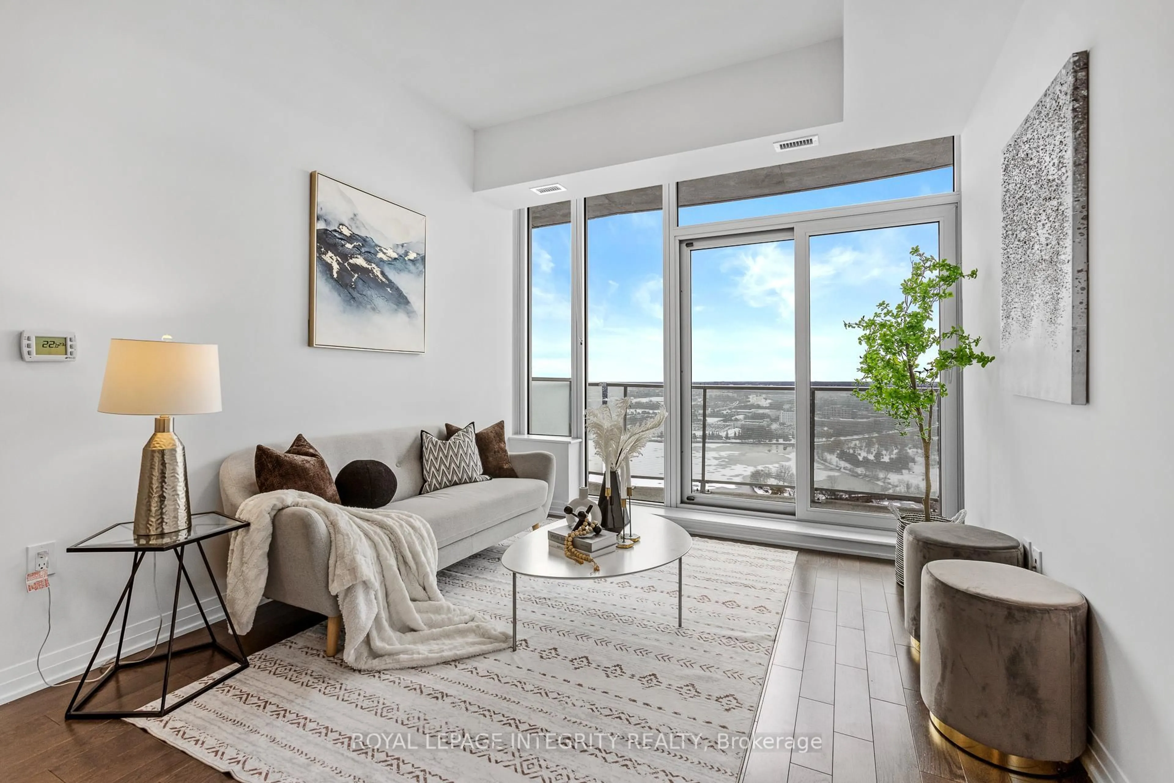 Living room with furniture, unknown for 805 CARLING Ave #3505, Ottawa Ontario K1S 5W9