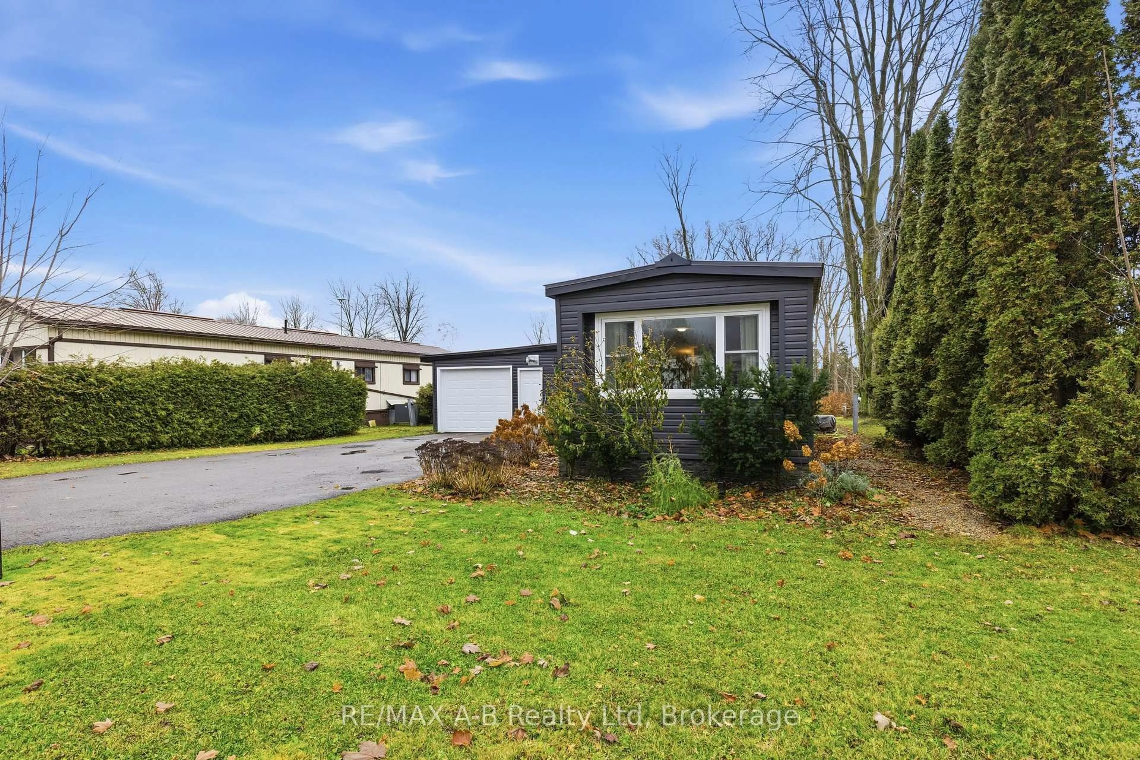 A pic from outside/outdoor area/front of a property/back of a property/a pic from drone, street for 191 Cedar Rd, Perth East Ontario N5A 6S6