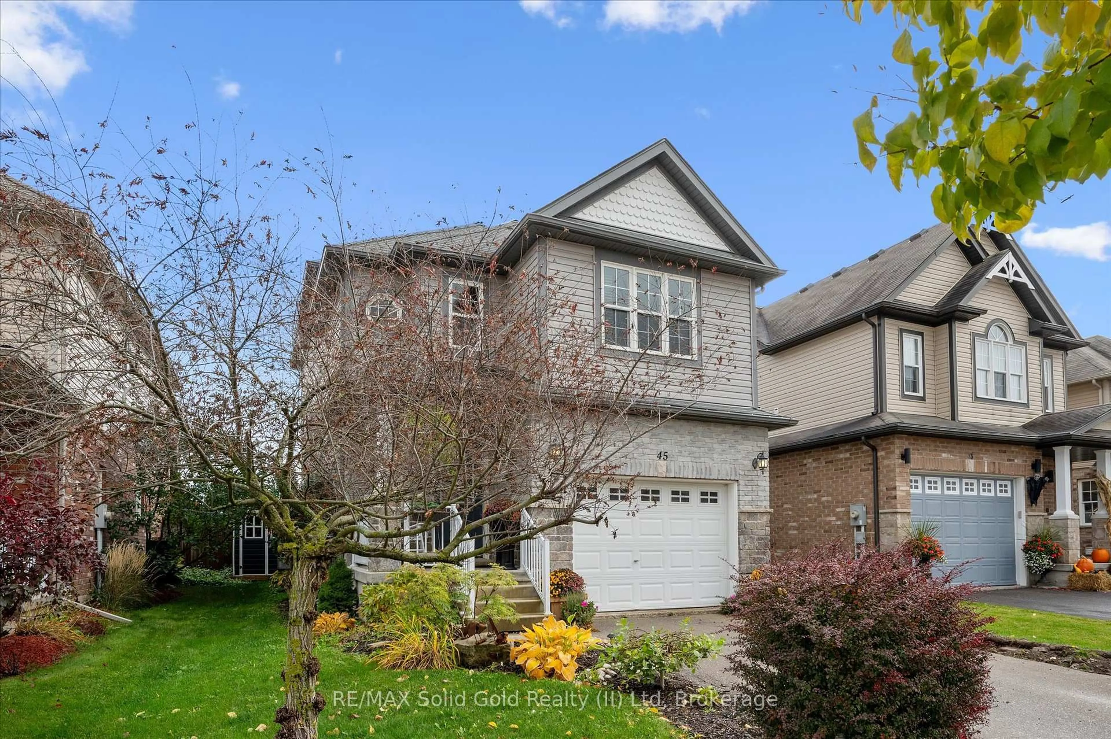 Home with brick exterior material, street for 45 Stuckey Ave, Wilmot Ontario N3A 4R6