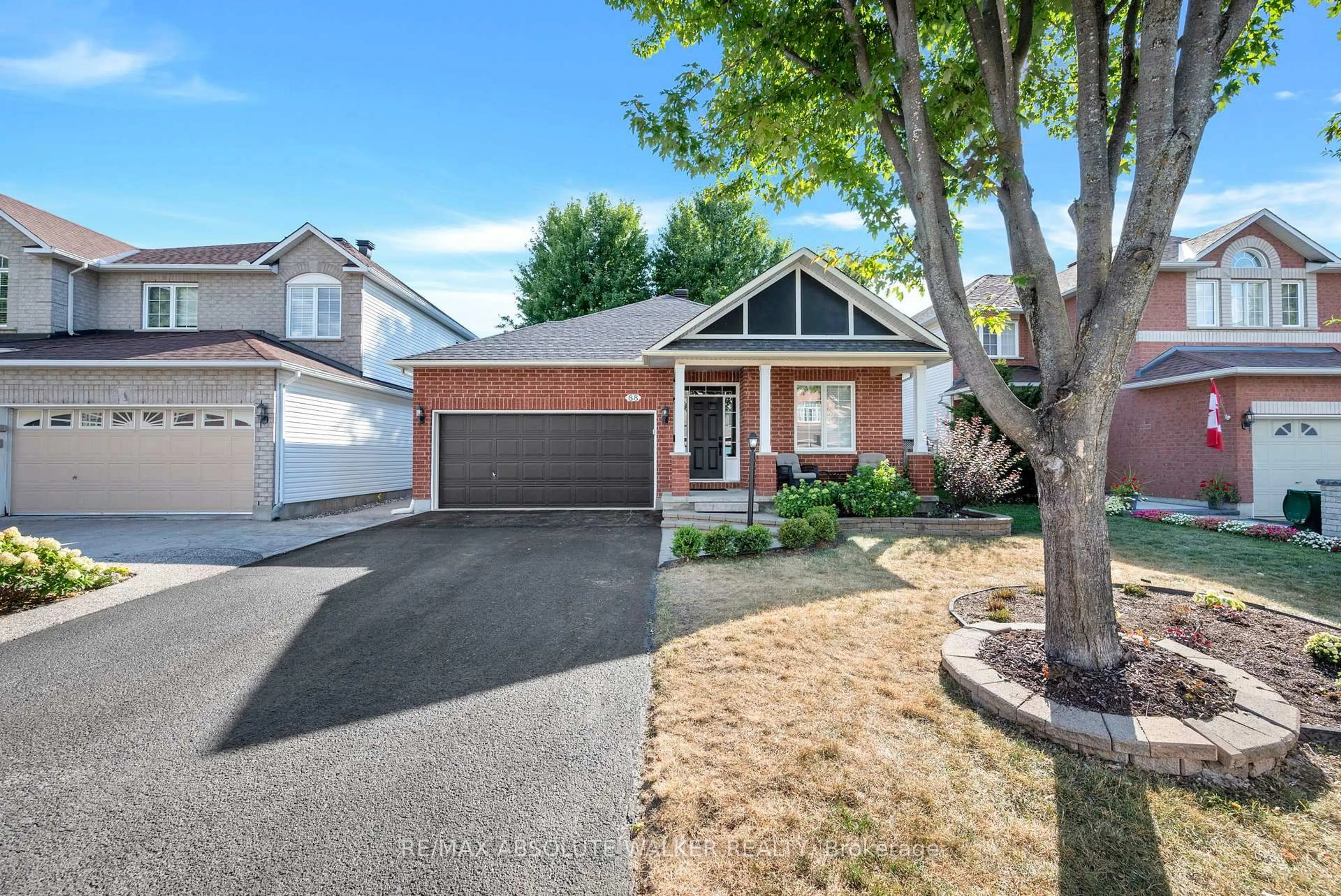 Home with vinyl exterior material, street for 88 Maple Stand Way, Ottawa Ontario K2G 6V1