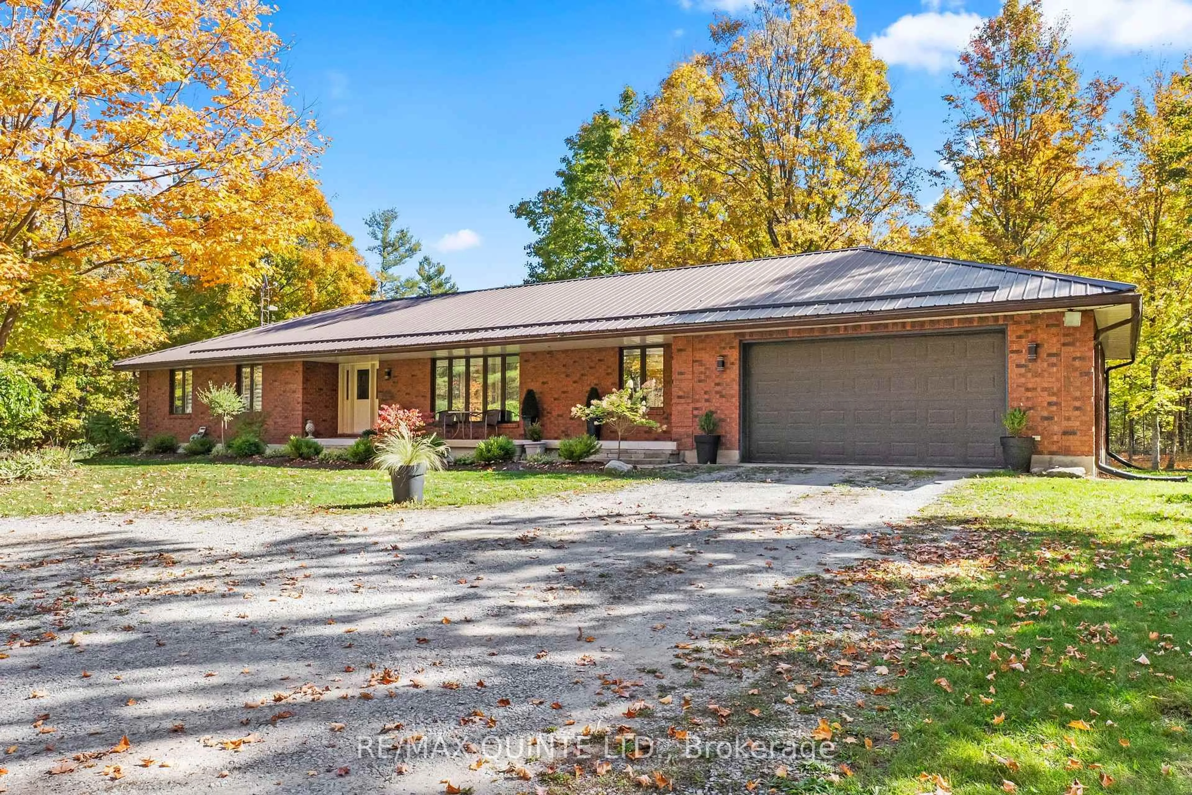 Home with brick exterior material, street for 1140 Somerville 3rd Concession, Kawartha Lakes Ontario K0M 1N0