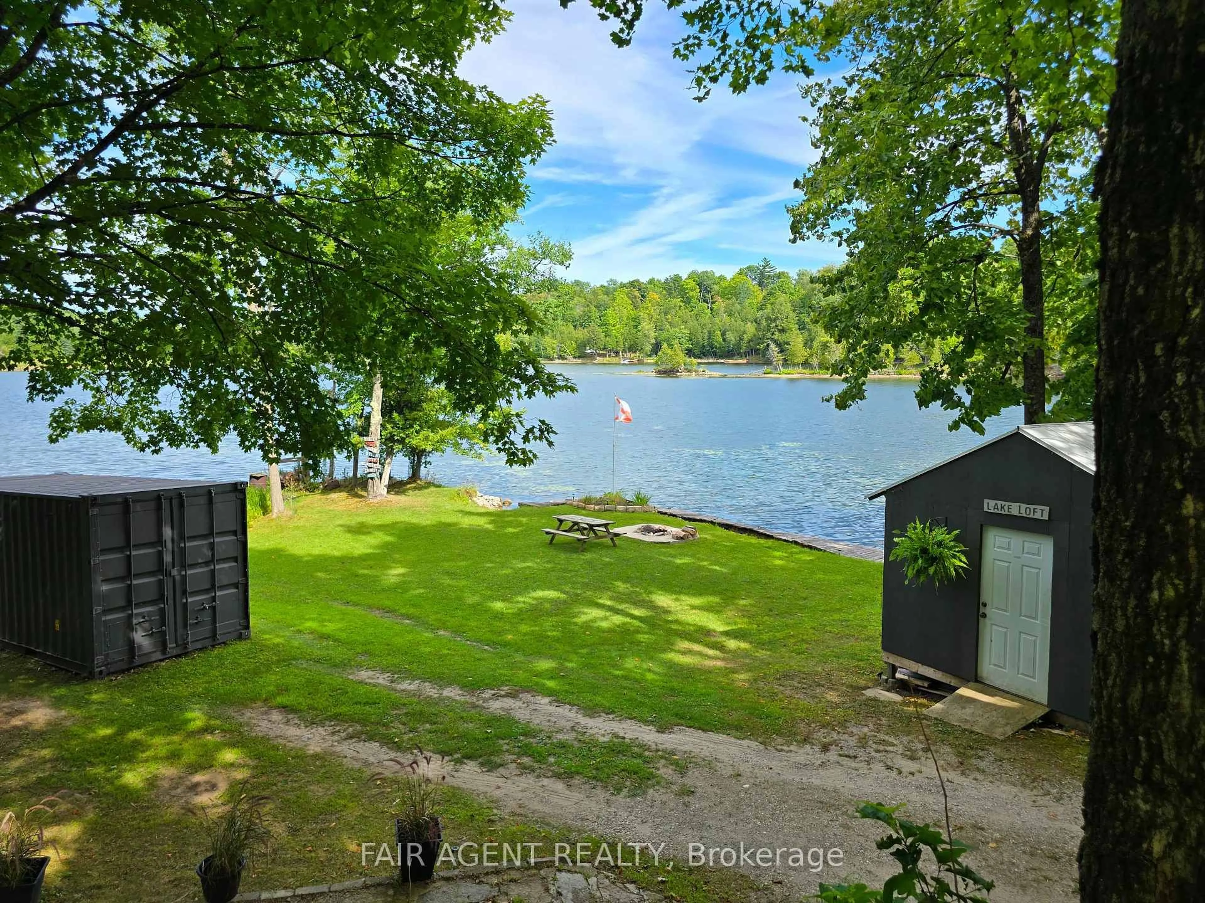 A pic from outside/outdoor area/front of a property/back of a property/a pic from drone, water/lake/river/ocean view for 510 CHERIE HILL Lane, Perth Ontario K7H 3C7