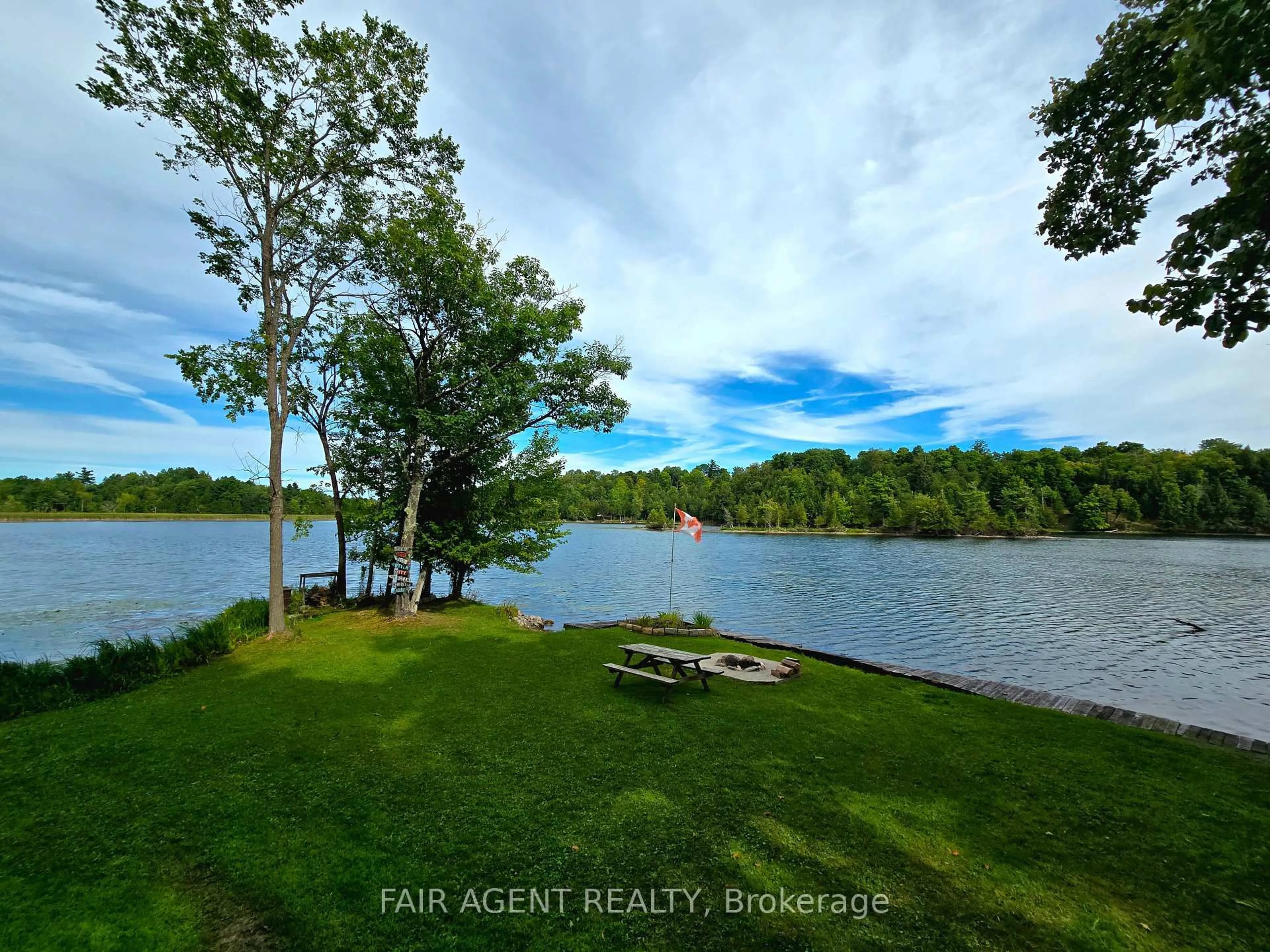 A pic from outside/outdoor area/front of a property/back of a property/a pic from drone, water/lake/river/ocean view for 510 CHERIE HILL Lane, Perth Ontario K7H 3C7