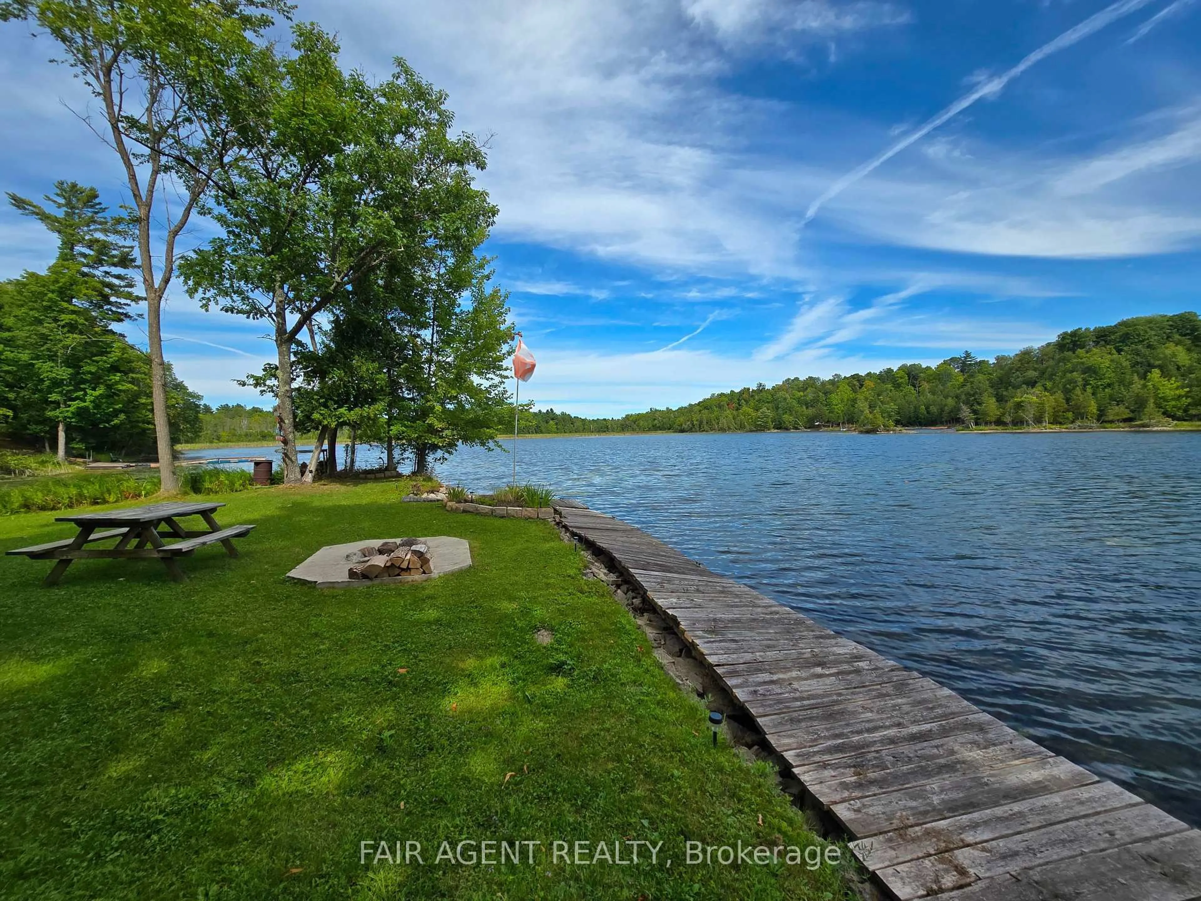 A pic from outside/outdoor area/front of a property/back of a property/a pic from drone, water/lake/river/ocean view for 510 CHERIE HILL Lane, Perth Ontario K7H 3C7