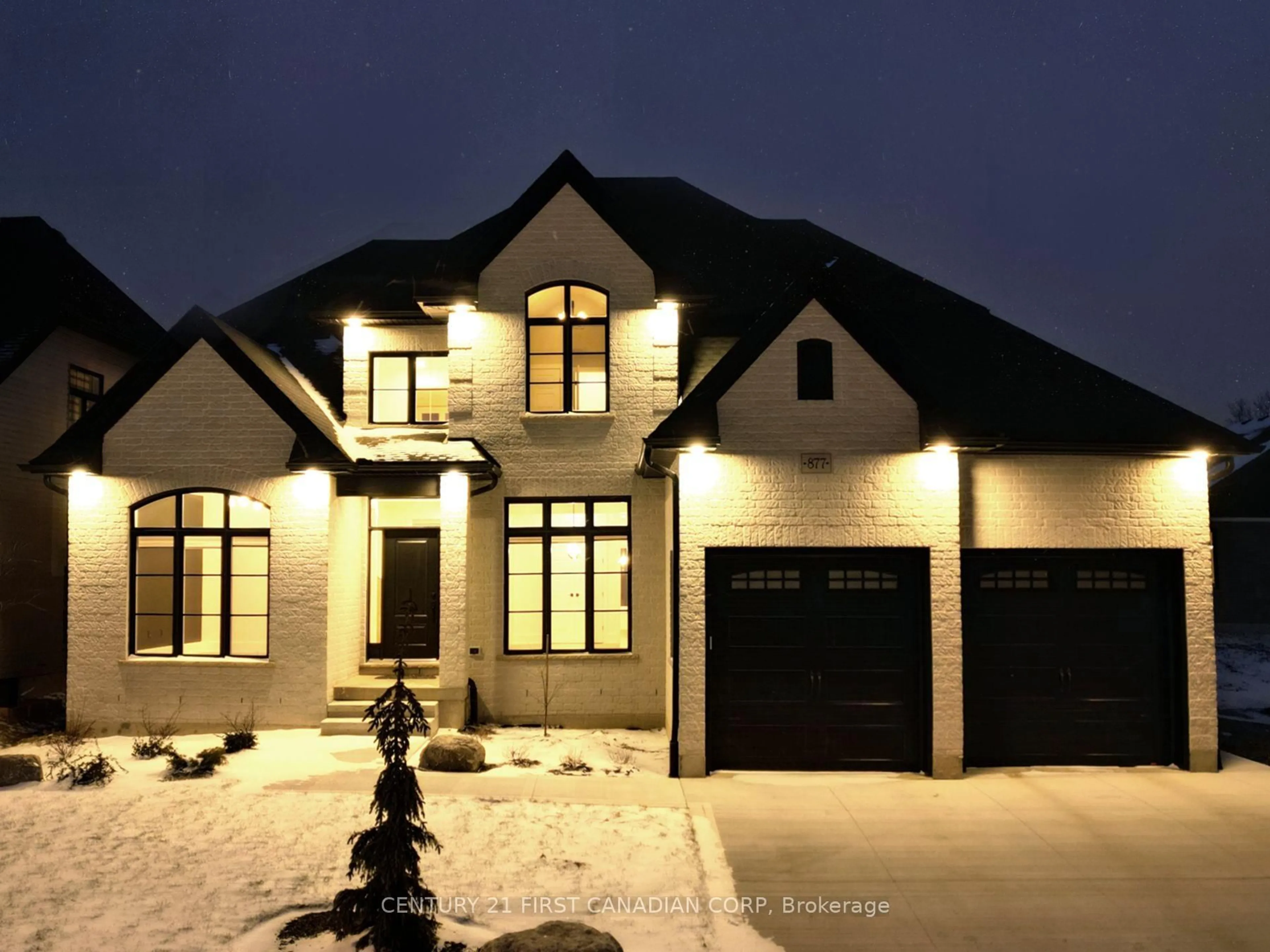 Home with brick exterior material, street for 877 Eagletrace Dr, London North Ontario N6G 0K7