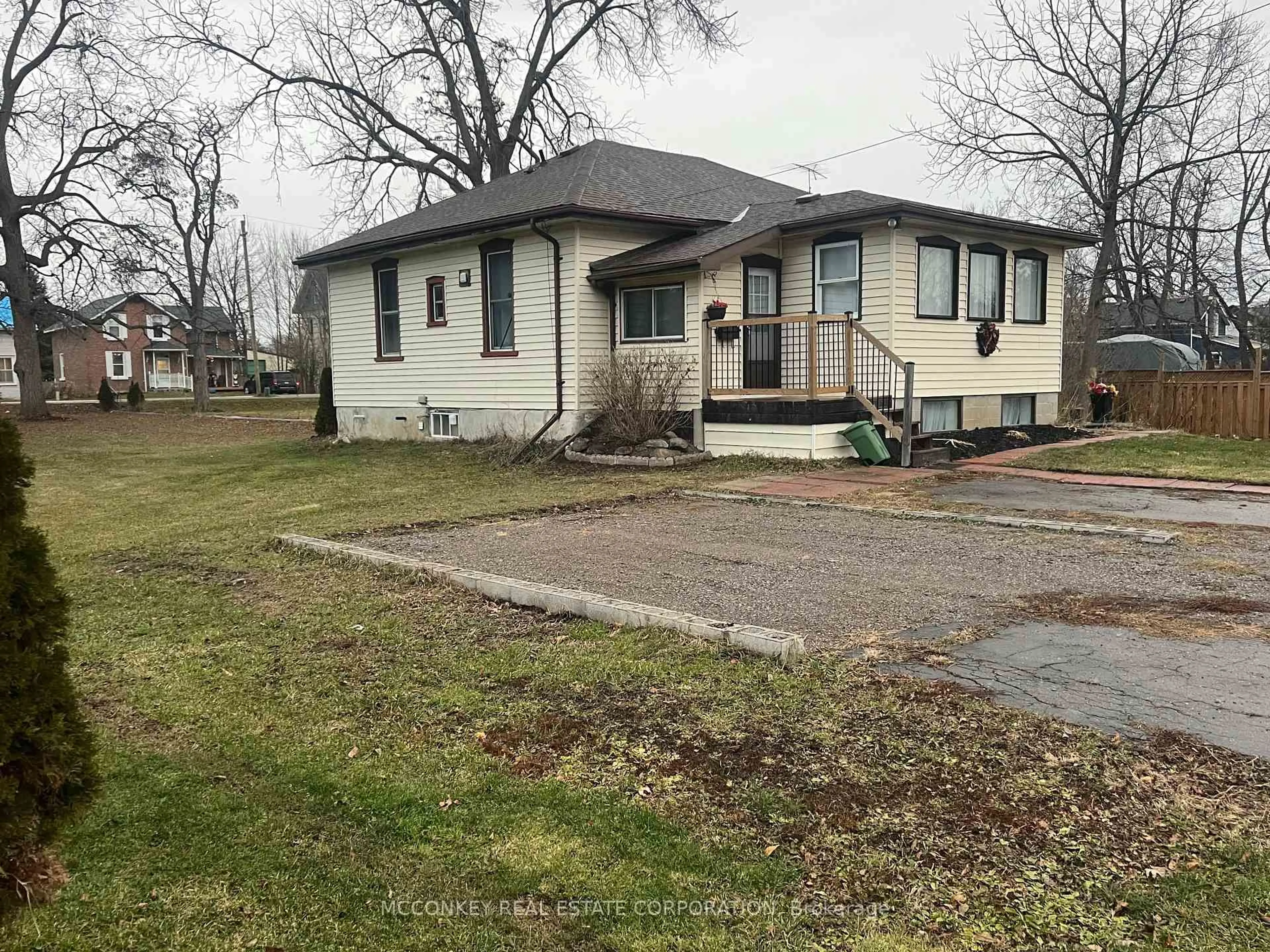 A pic from outside/outdoor area/front of a property/back of a property/a pic from drone, street for 24 KING St, Kawartha Lakes Ontario K0L 2W0