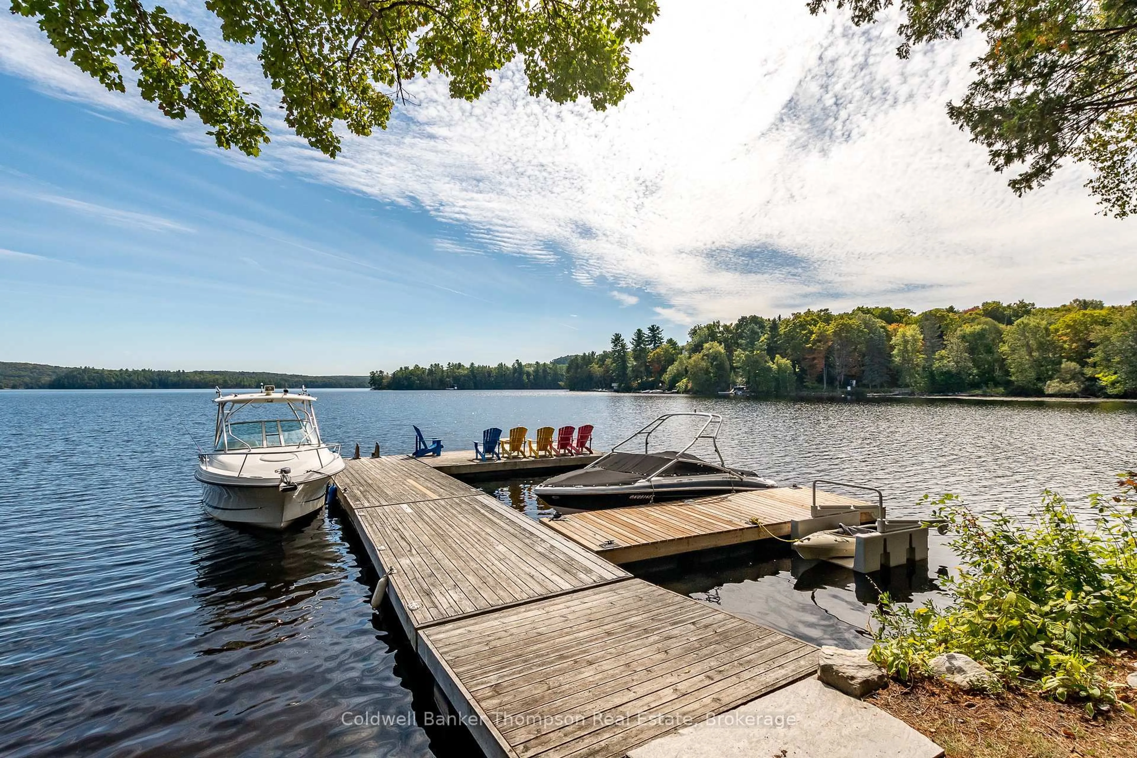 Patio, water/lake/river/ocean view for 10 Coveside Dr #204, Huntsville Ontario P1H 1C3