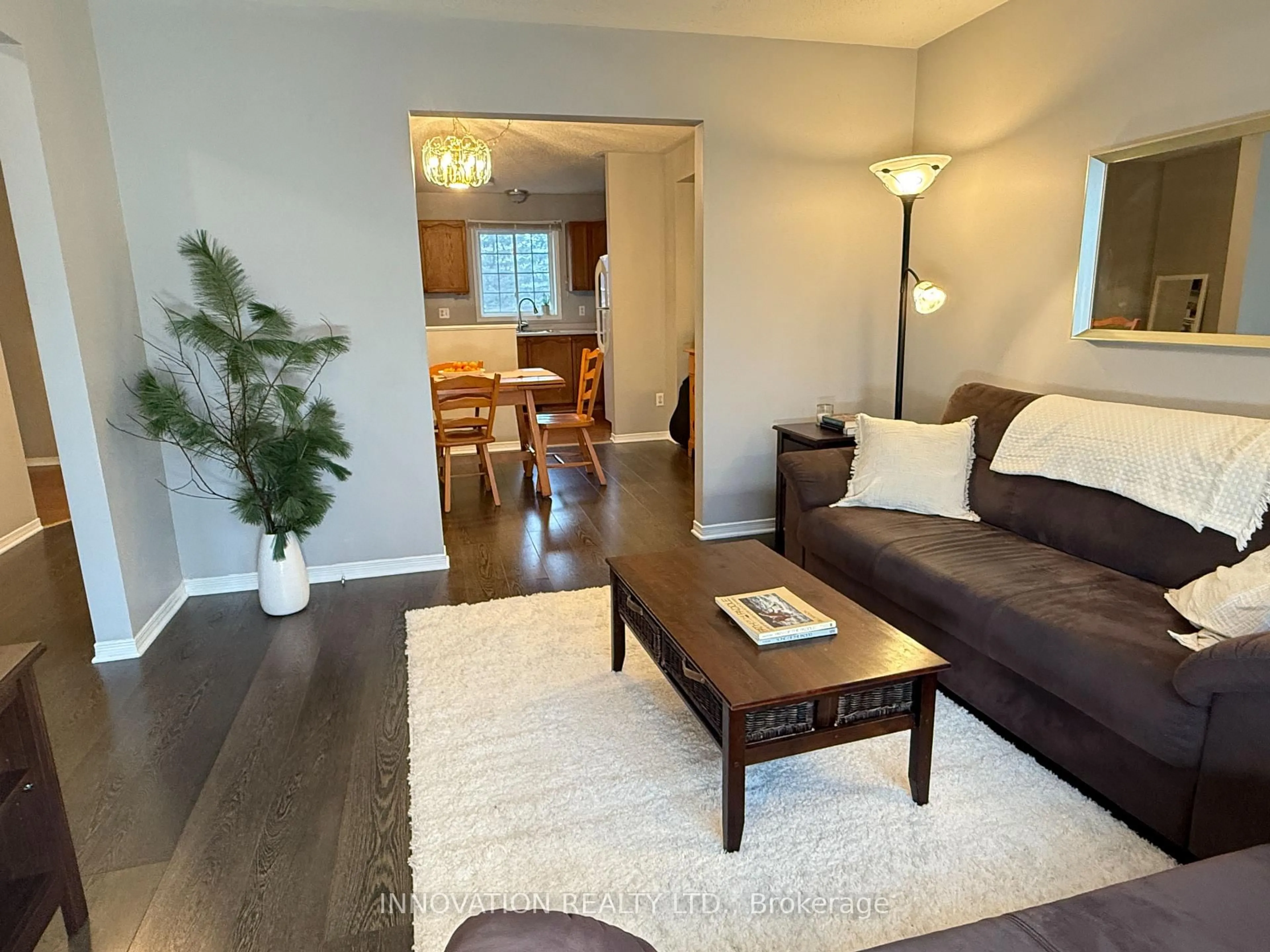 Living room with furniture, wood/laminate floor for 116 Johnston St, Carleton Place Ontario K7C 4R8