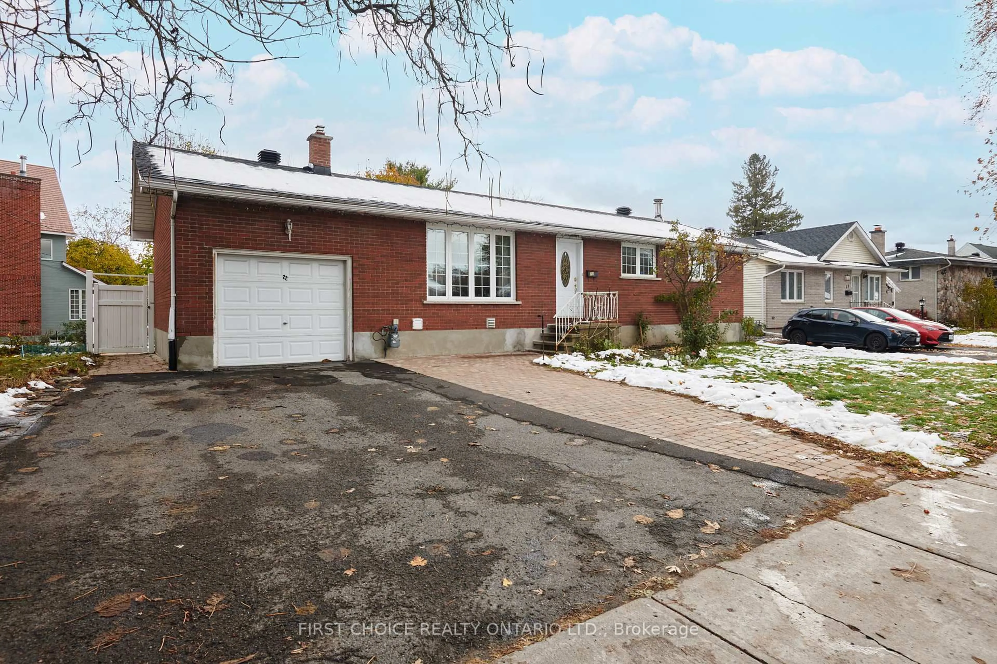 Home with brick exterior material, street for 22 Meadowlands Dr, Ottawa Ontario K2G 2R4
