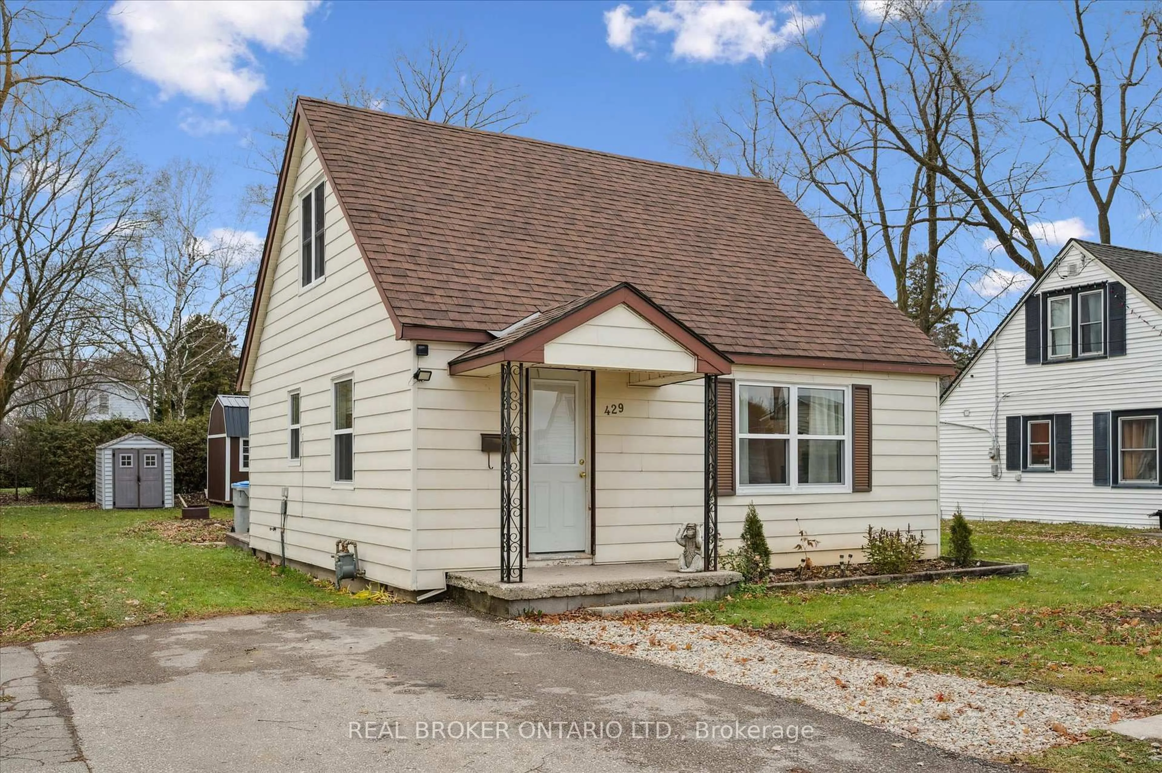 Home with vinyl exterior material, street for 429 Clayton St, North Perth Ontario N4W 2G4