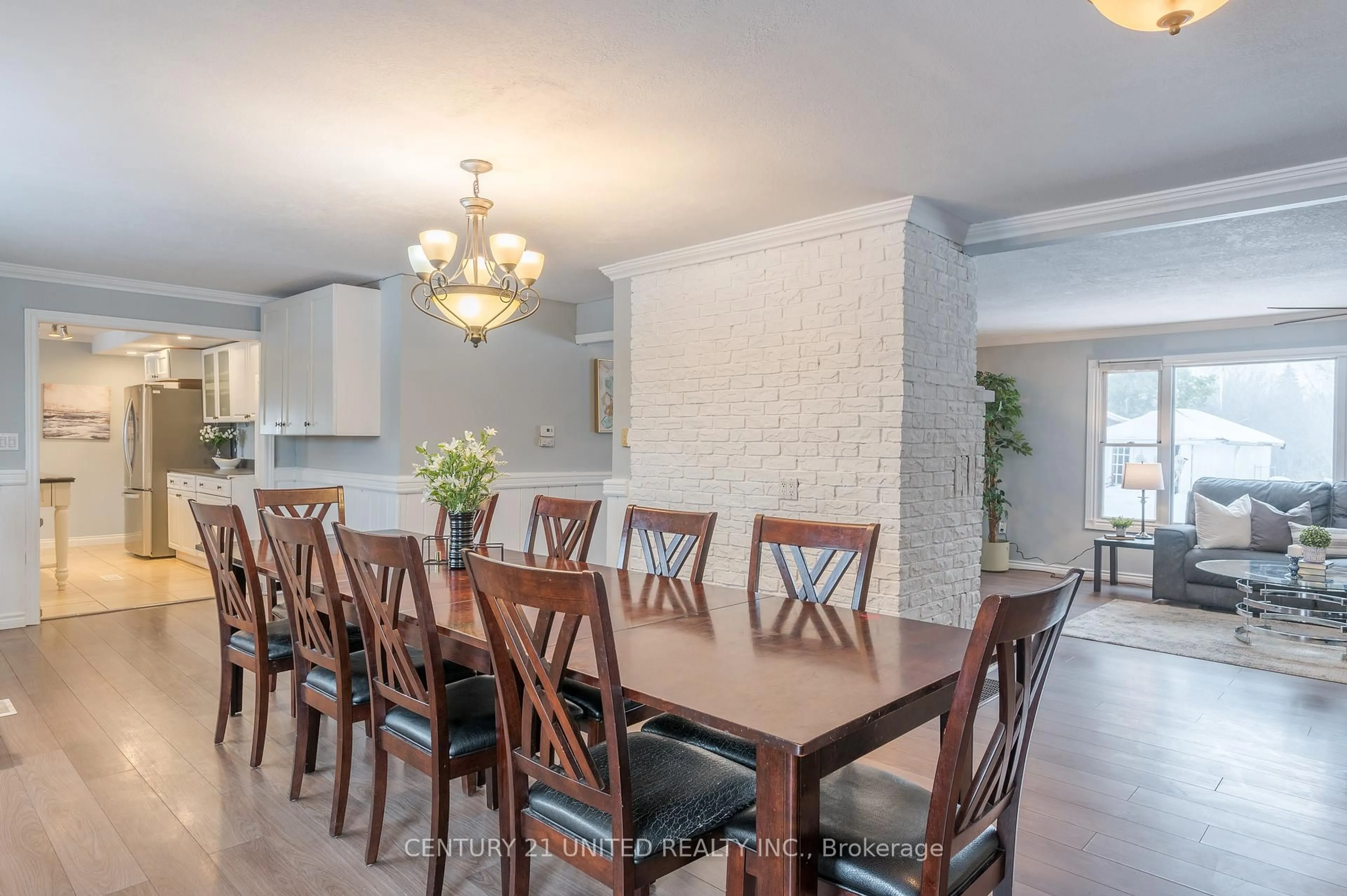 Dining room, ceramic/tile floor for 1677 Douro First Line, Douro-Dummer Ontario K0L 2H0